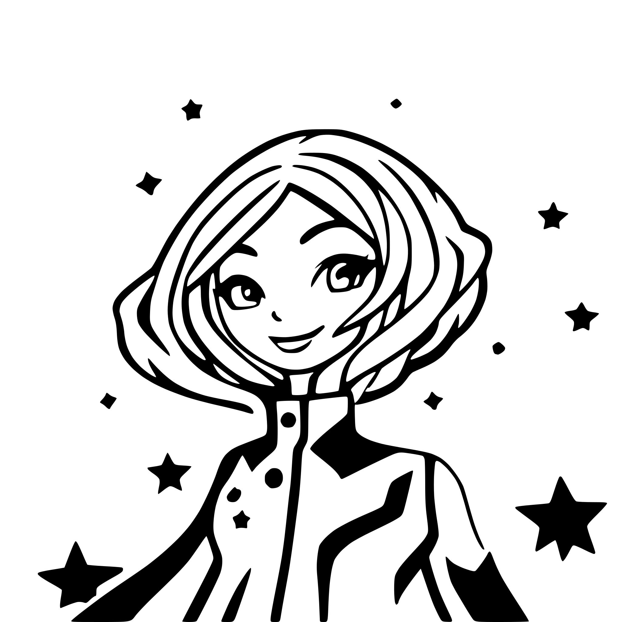 AI-generated SVG of a accelerated sparkles as a galaxy system