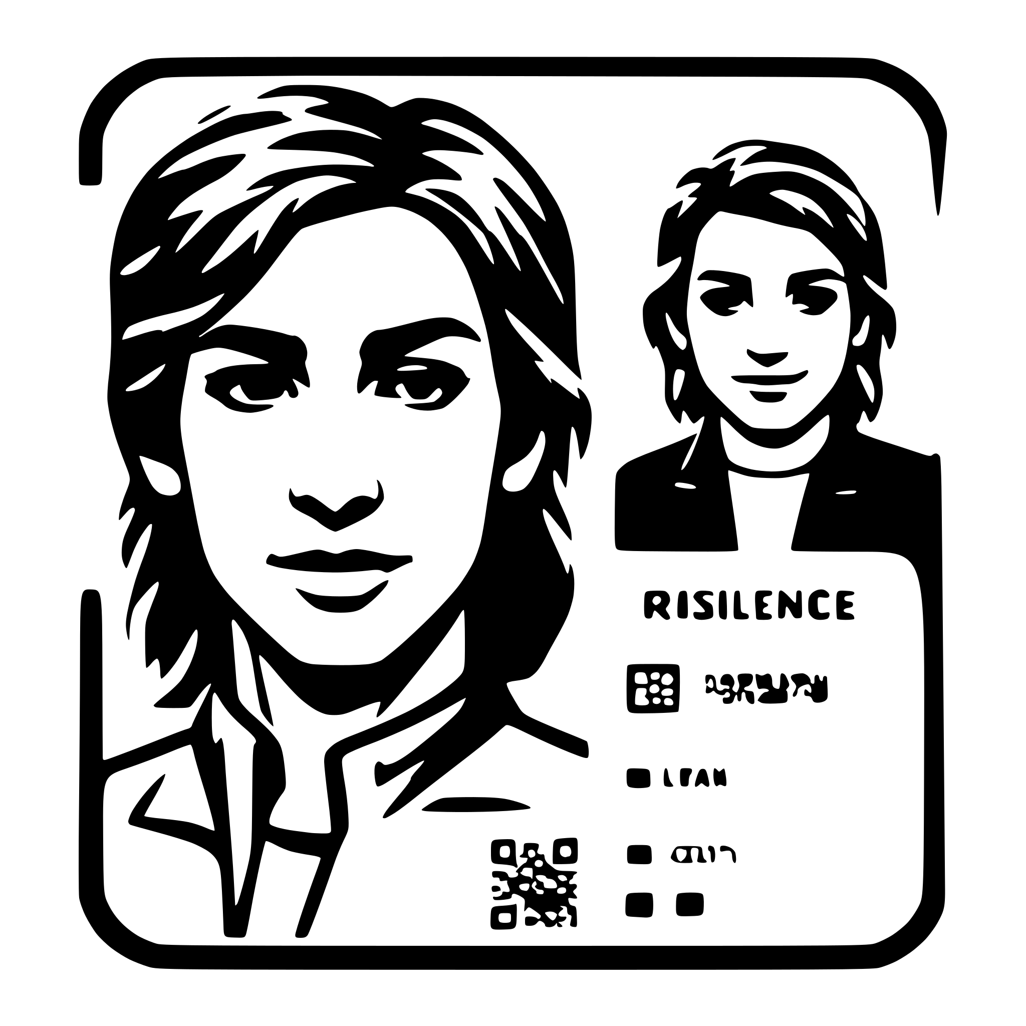 AI-generated SVG of 'Design a professional driving license with a profile photo, name, date of birth, license number, issue and expiry dates, QR code, and clean layout.'