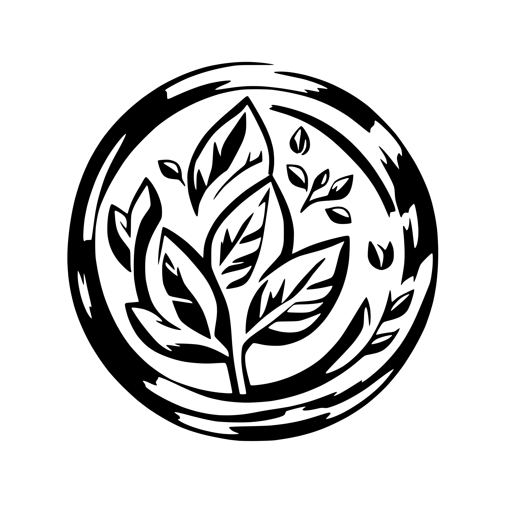 AI-generated SVG of 'mandala'