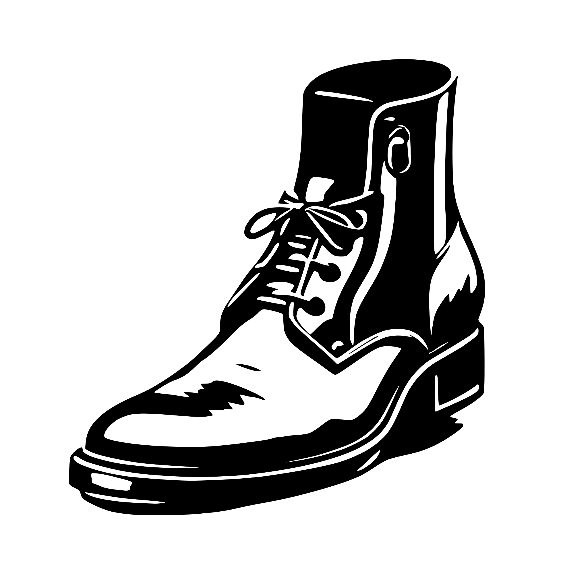 AI-generated SVG of 'male formal shoe single view'