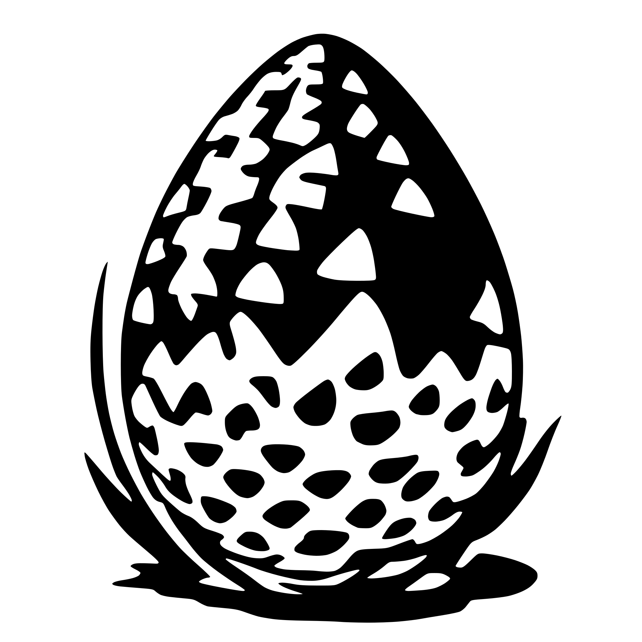 AI-generated SVG of 'dragon egg'
