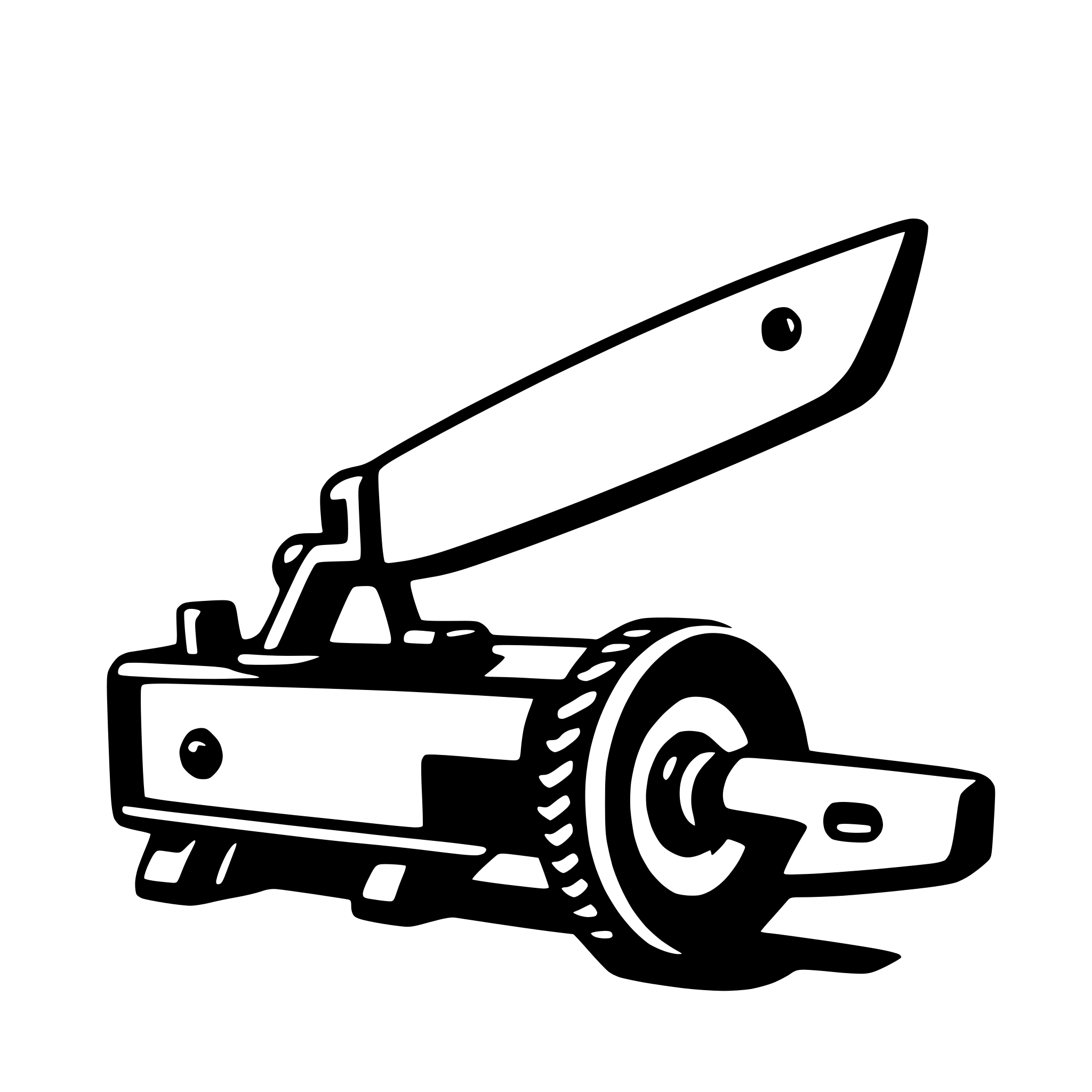 AI-generated SVG of 'saw'