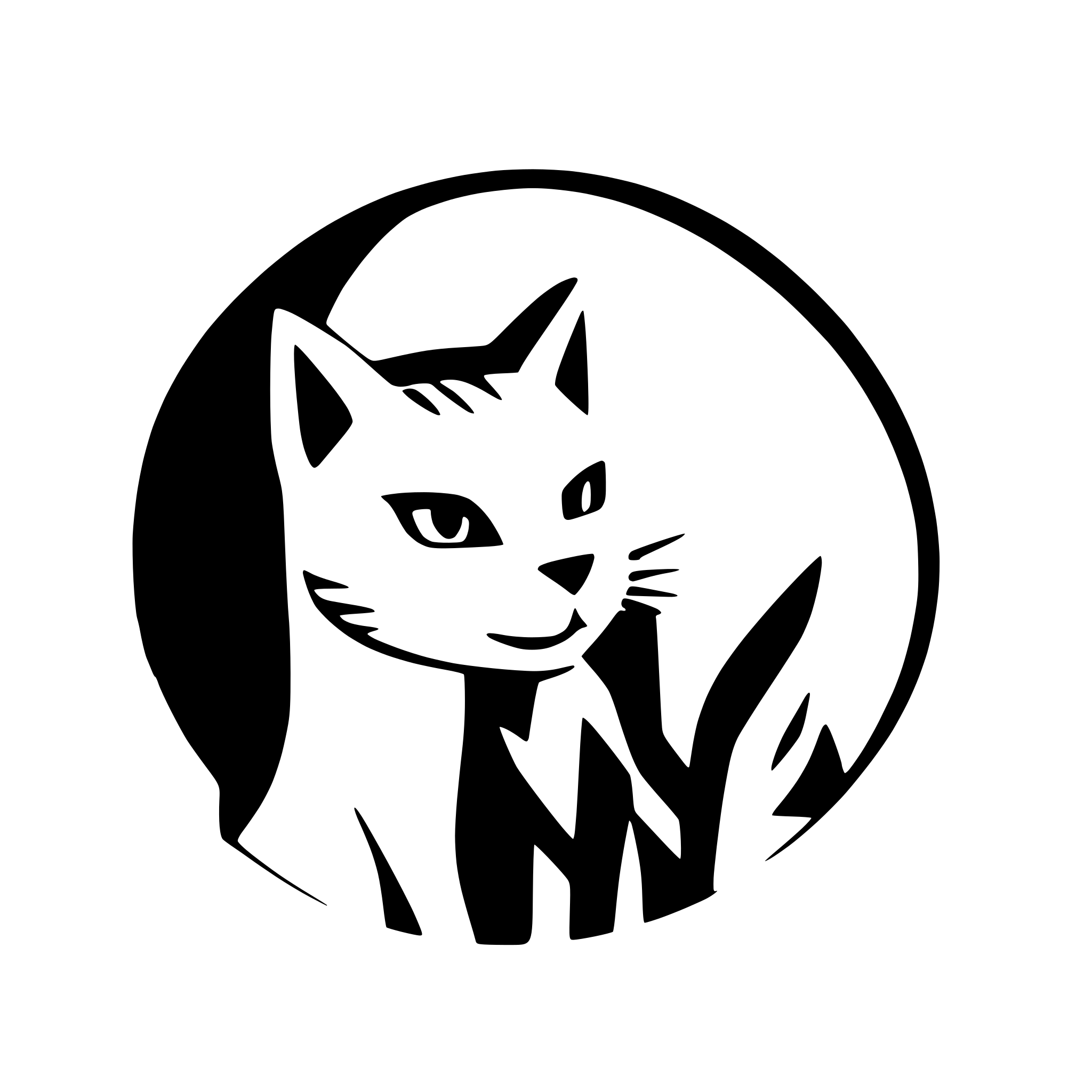 AI-generated SVG of 'cat'