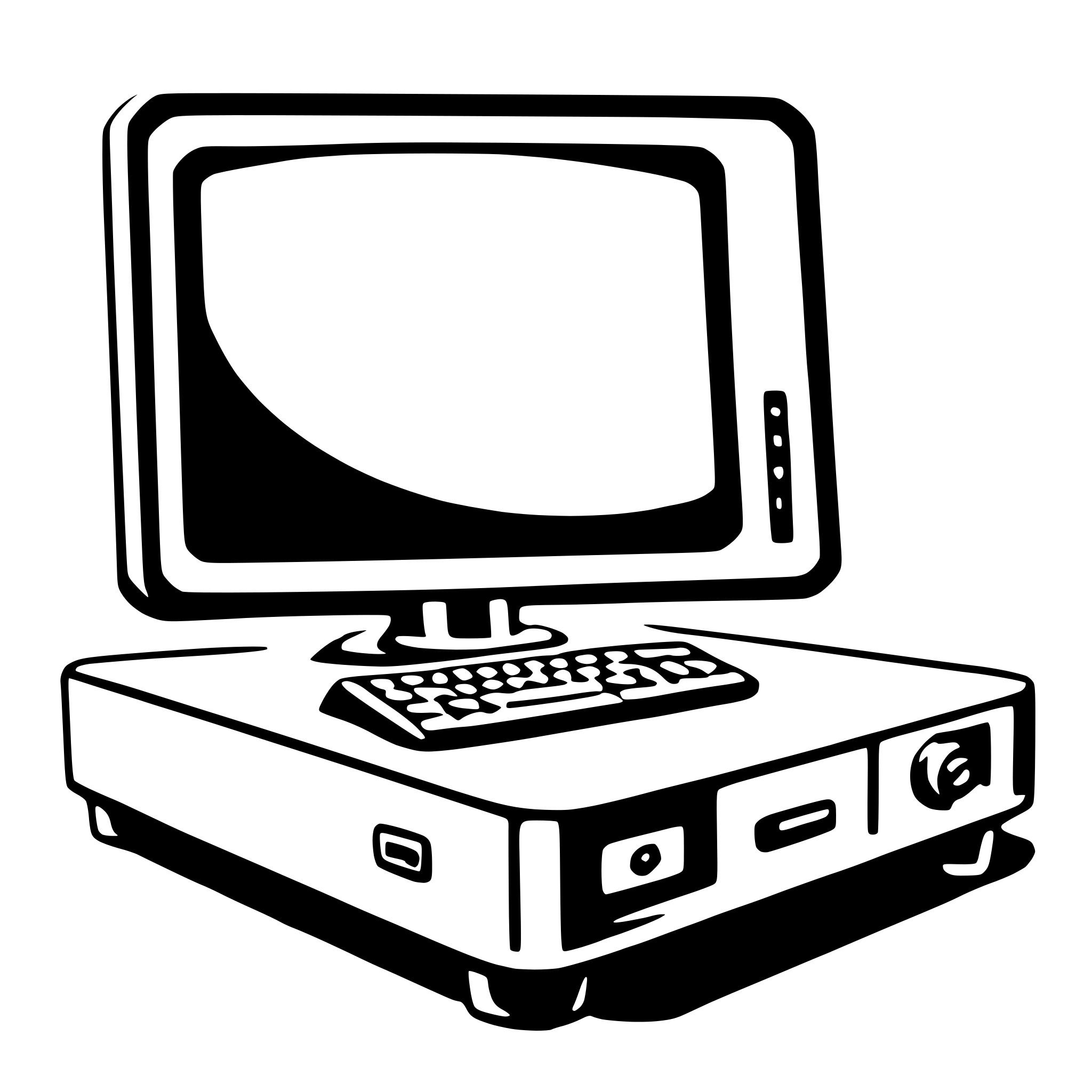 AI-generated SVG of a computer
