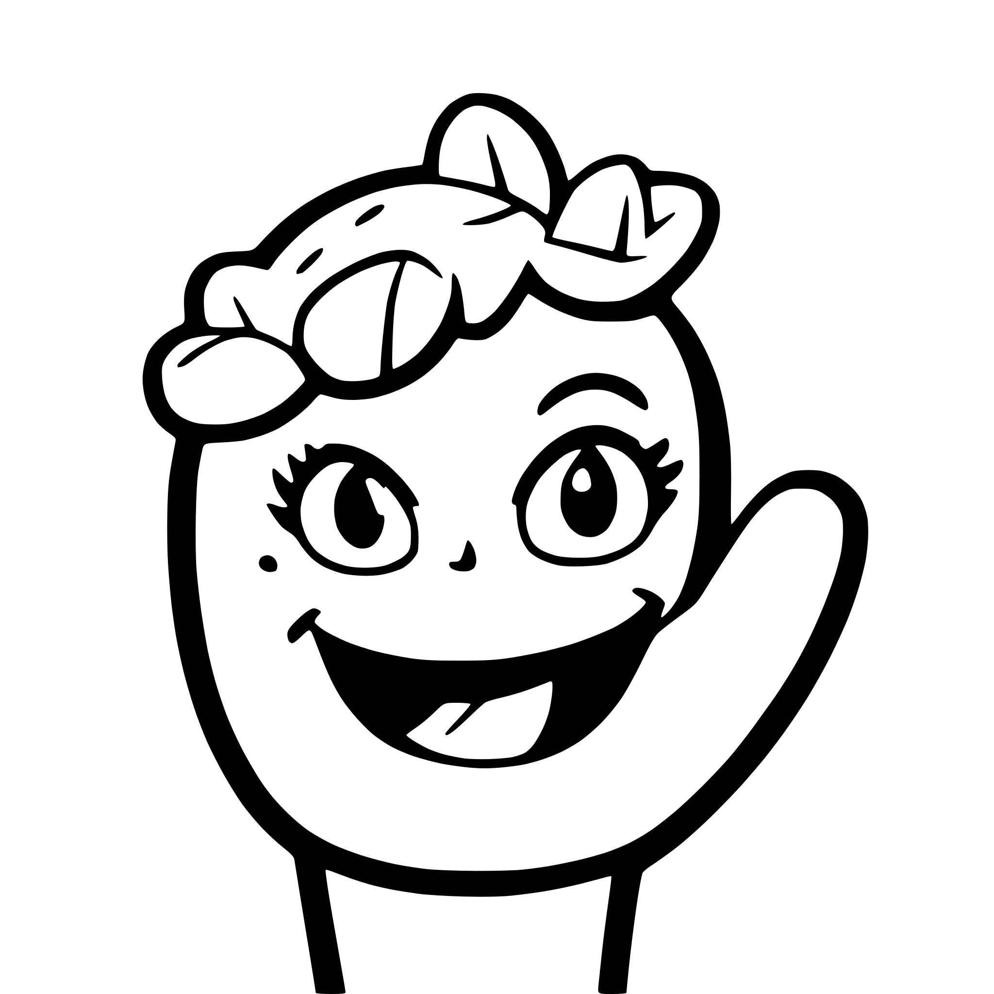 AI-generated SVG of a Unas nalgas con granos para colorear