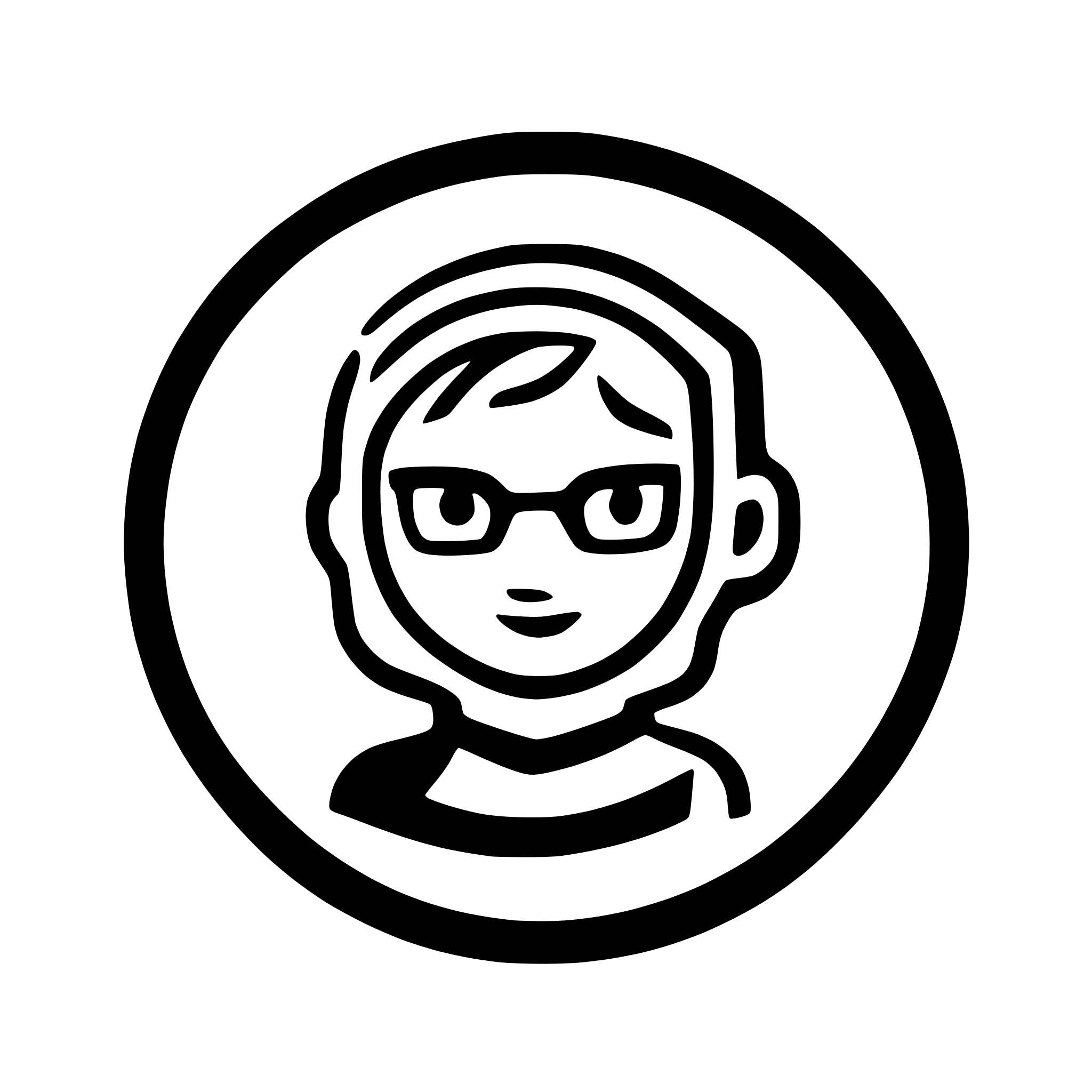 AI-generated SVG of a content creator icon