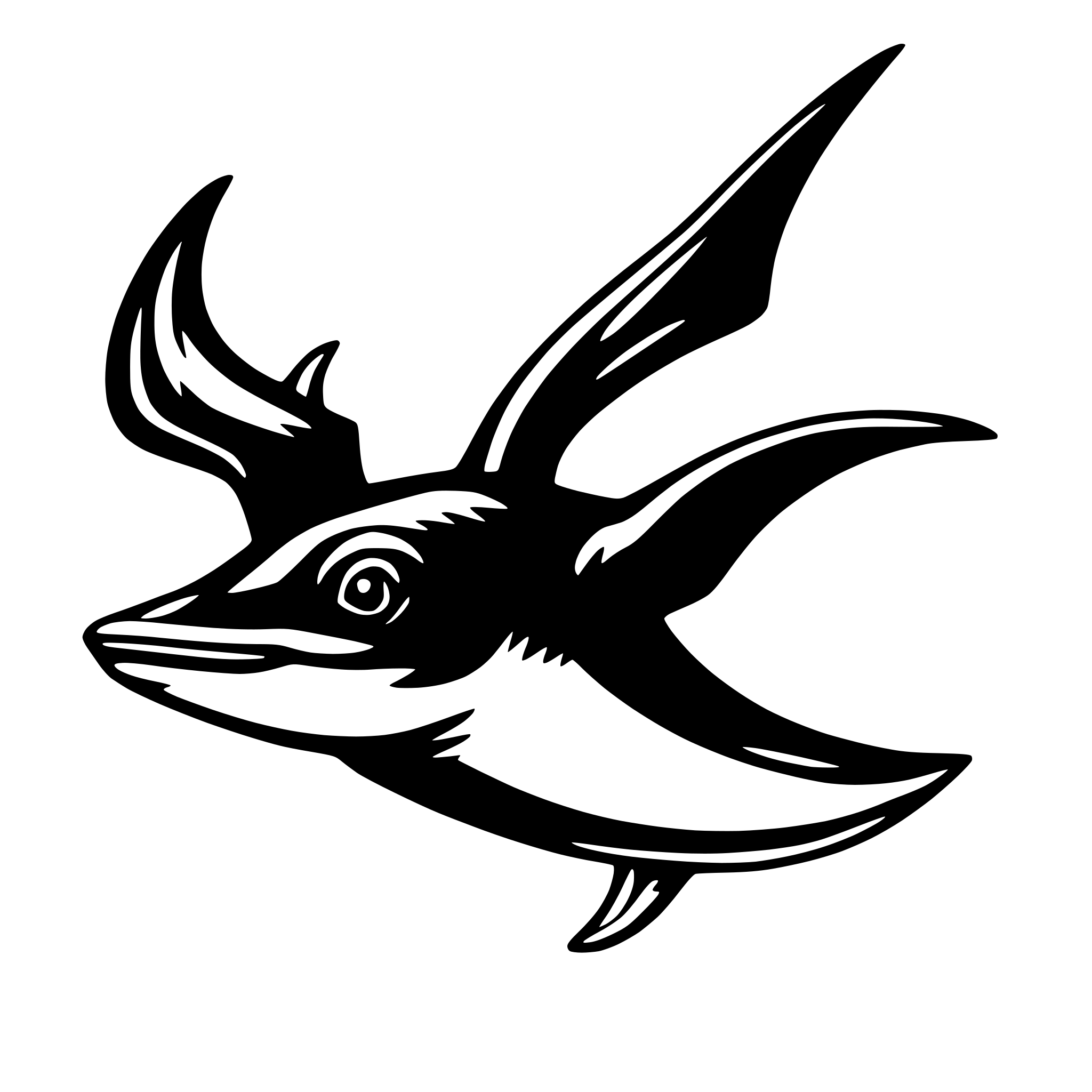 AI-generated SVG of 'manta ray'
