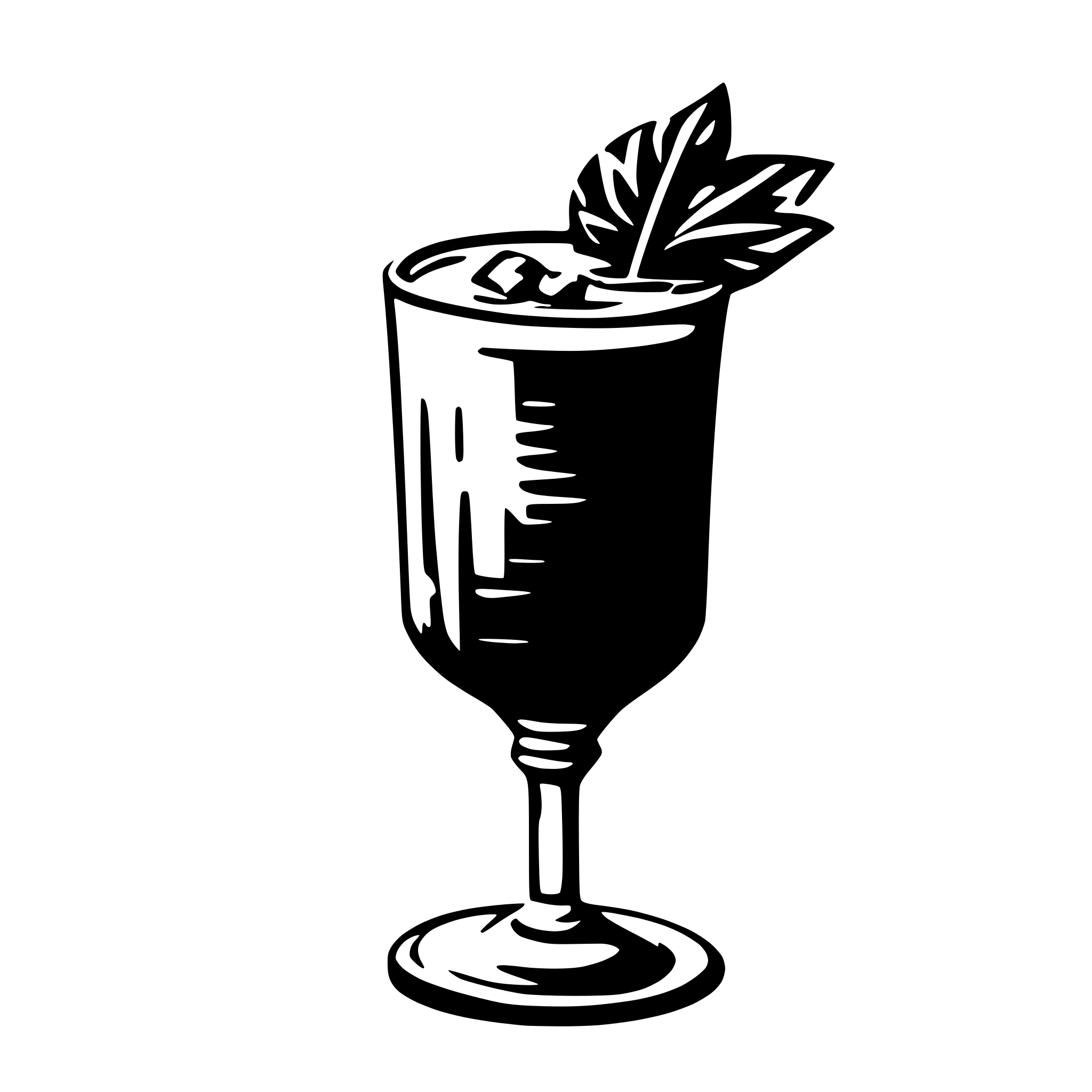 AI-generated SVG of a cocktail