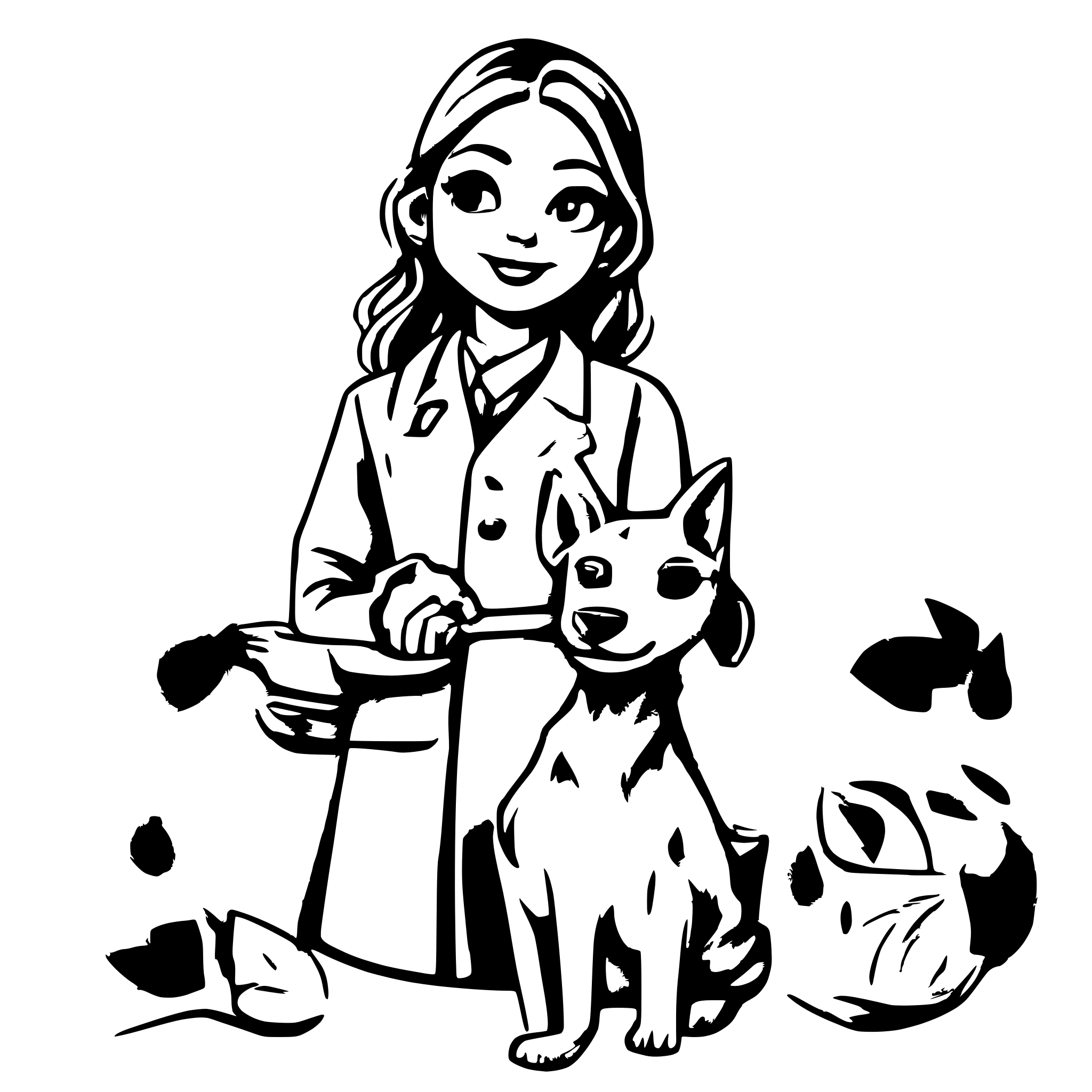 AI-generated SVG of a India’s pet care industry is booming, driven by urbanization, emotional pet-parent bonds, and a shift toward premium care. use Teal color