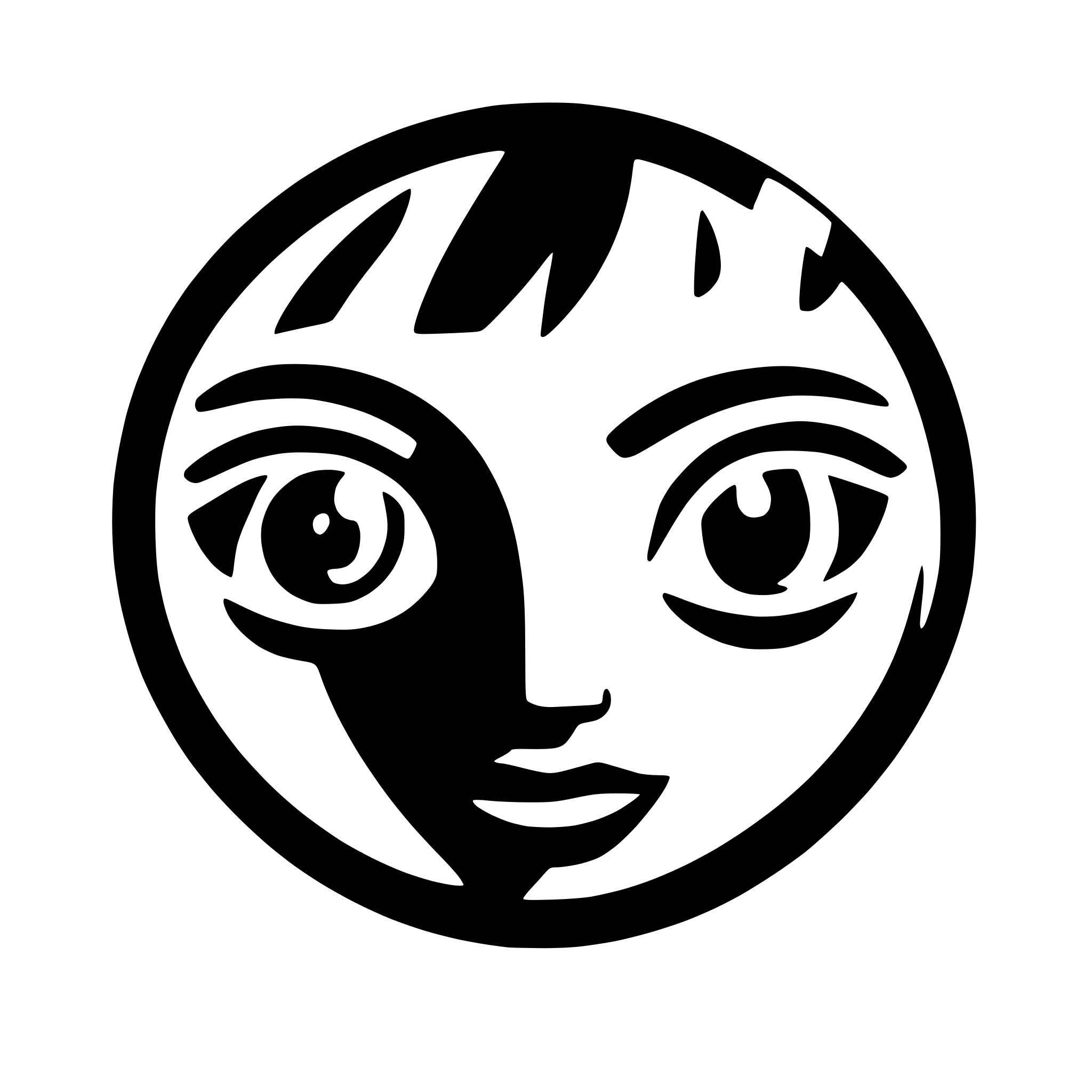 AI-generated SVG of '3 eyes'