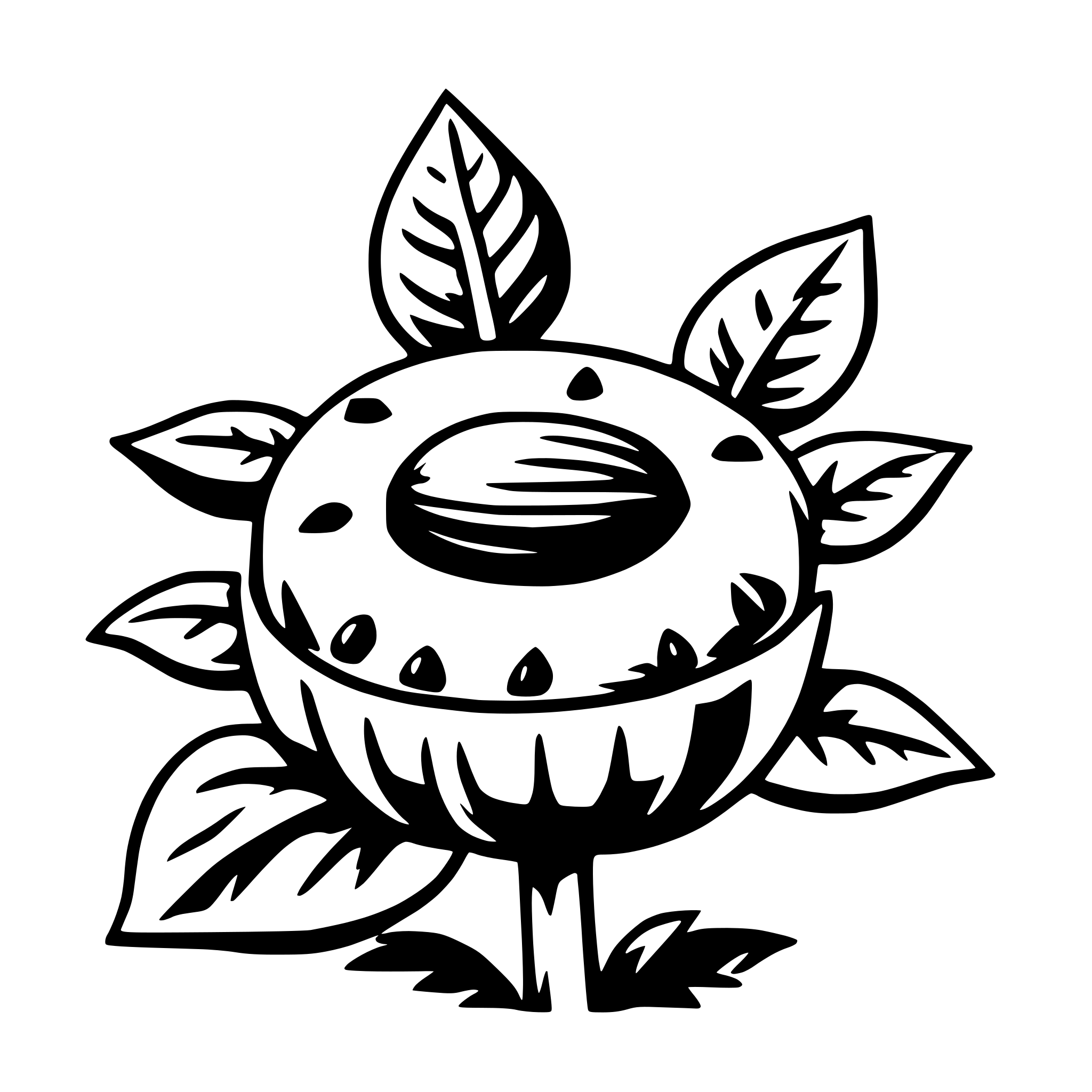 AI-generated SVG of a sunflower seed