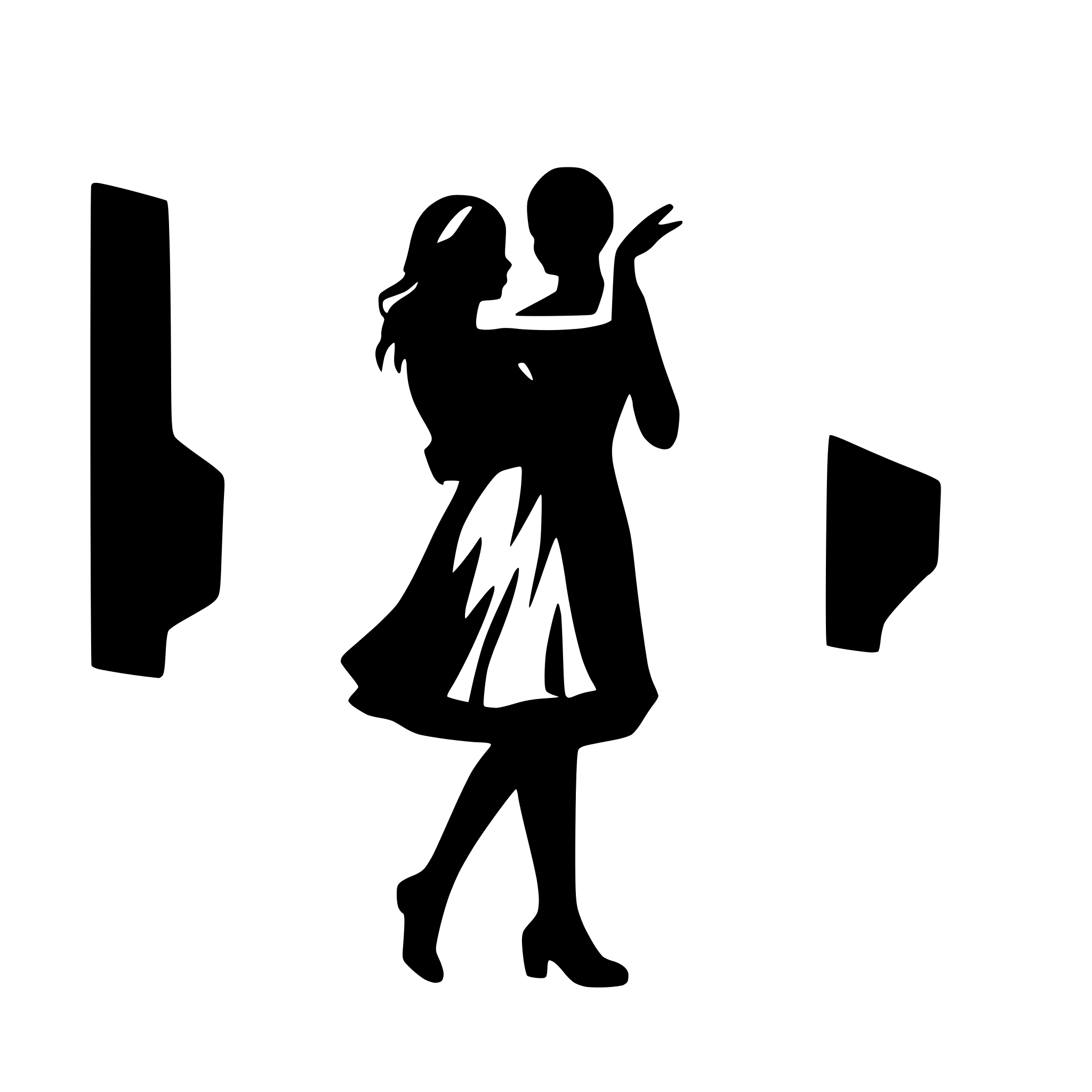 AI-generated SVG of a couple dancing tango