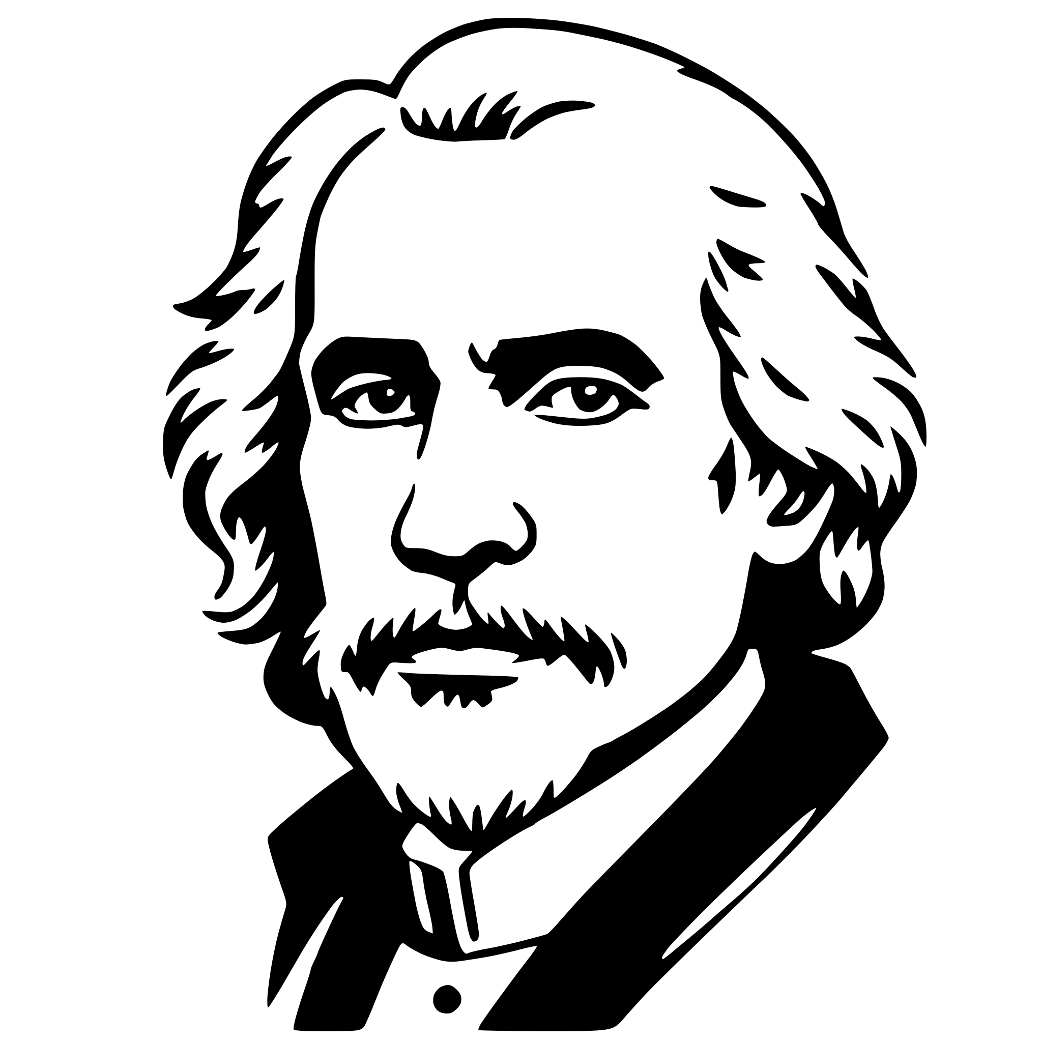 AI-generated SVG of 'leo tolstoy'