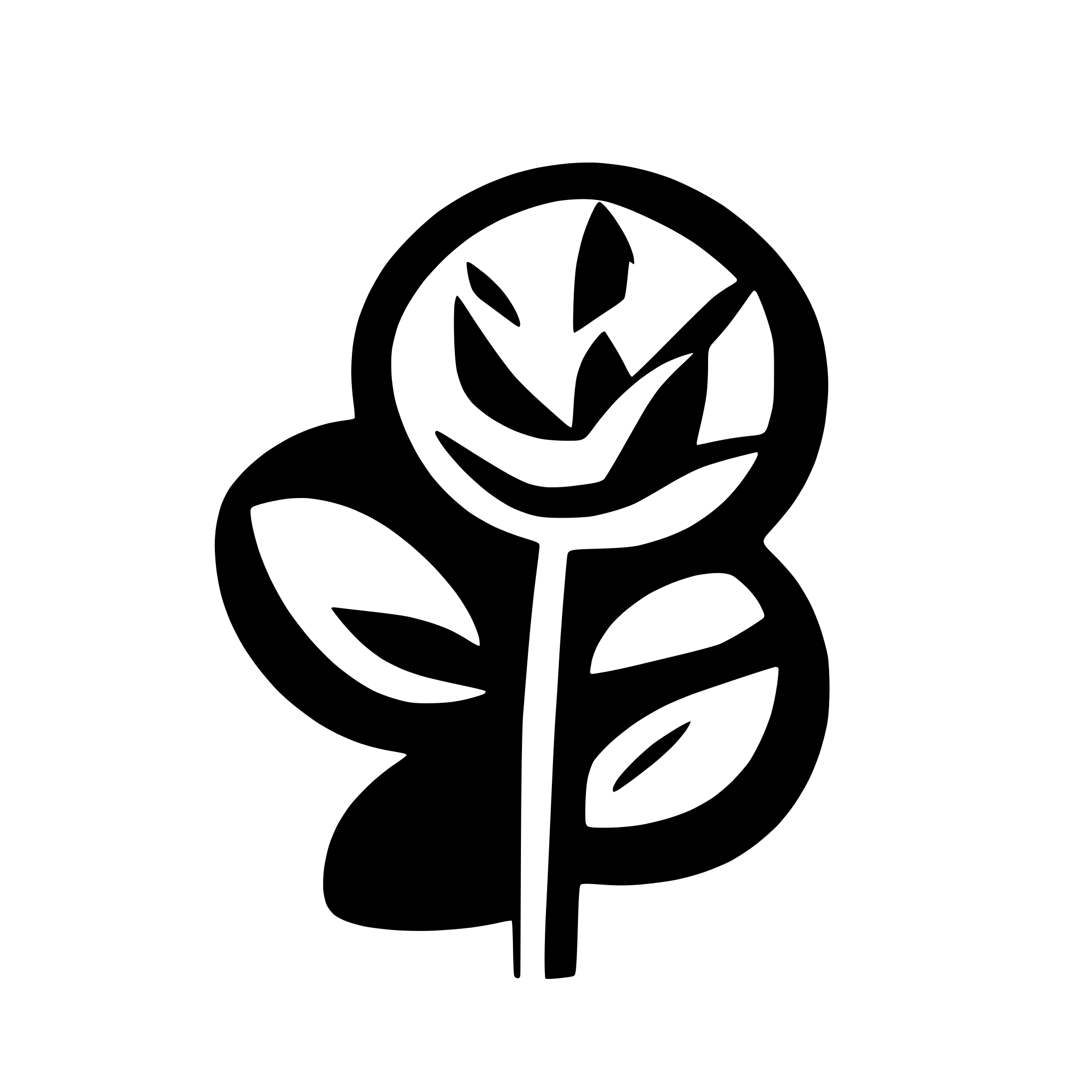 AI-generated SVG of a flower icon
