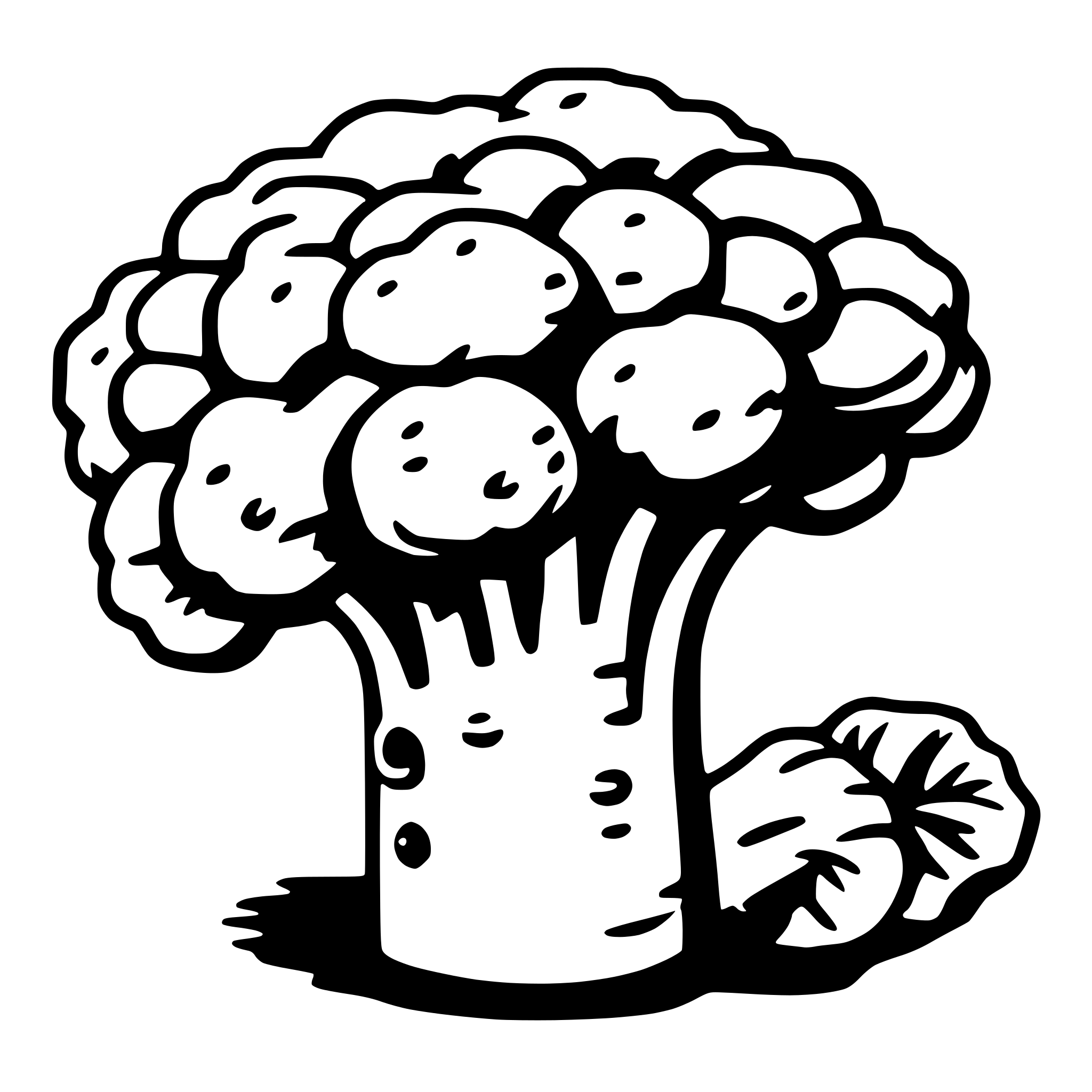 AI-generated SVG of 'broccoli'