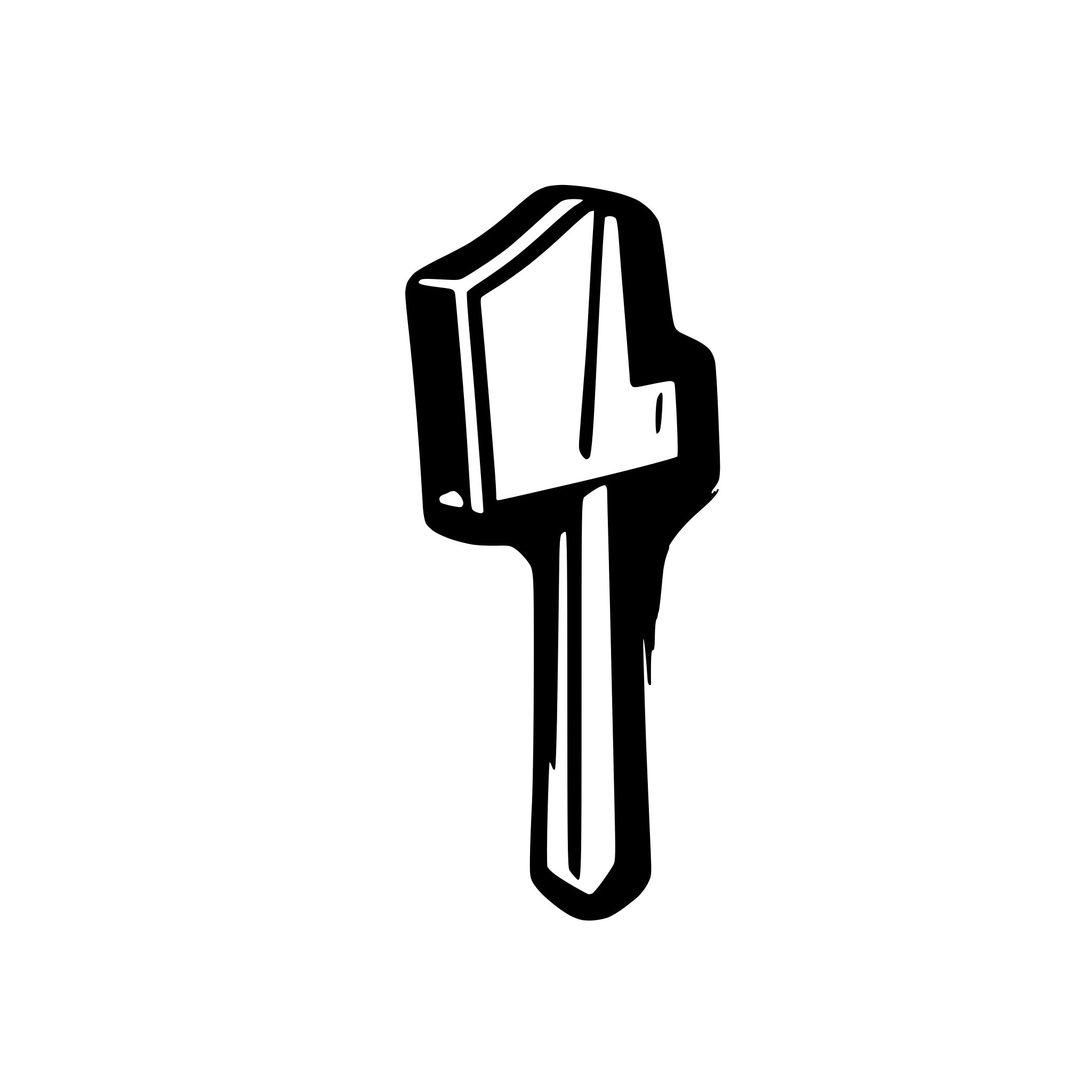 AI-generated SVG of a simple hammer