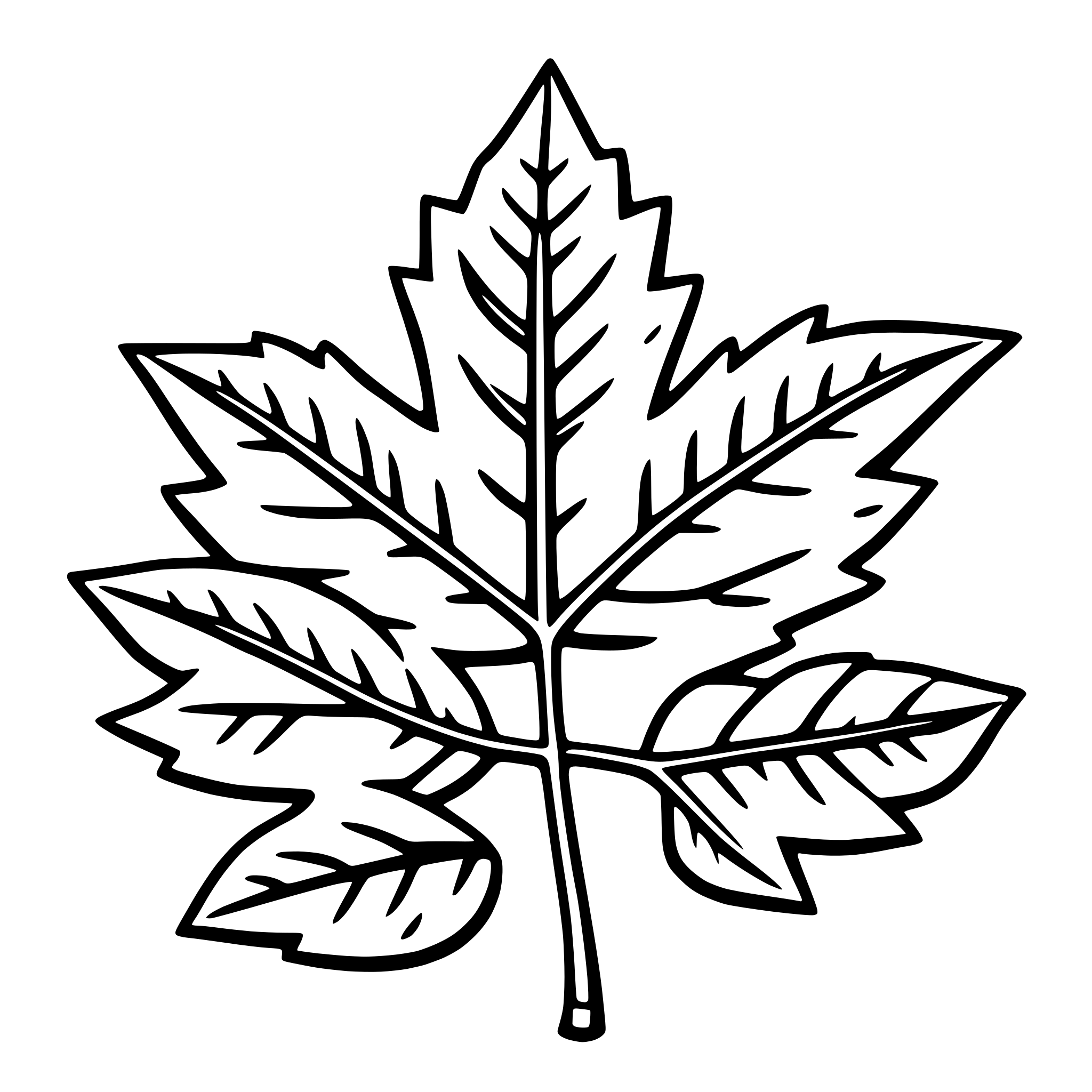 AI-generated SVG of 'maple'