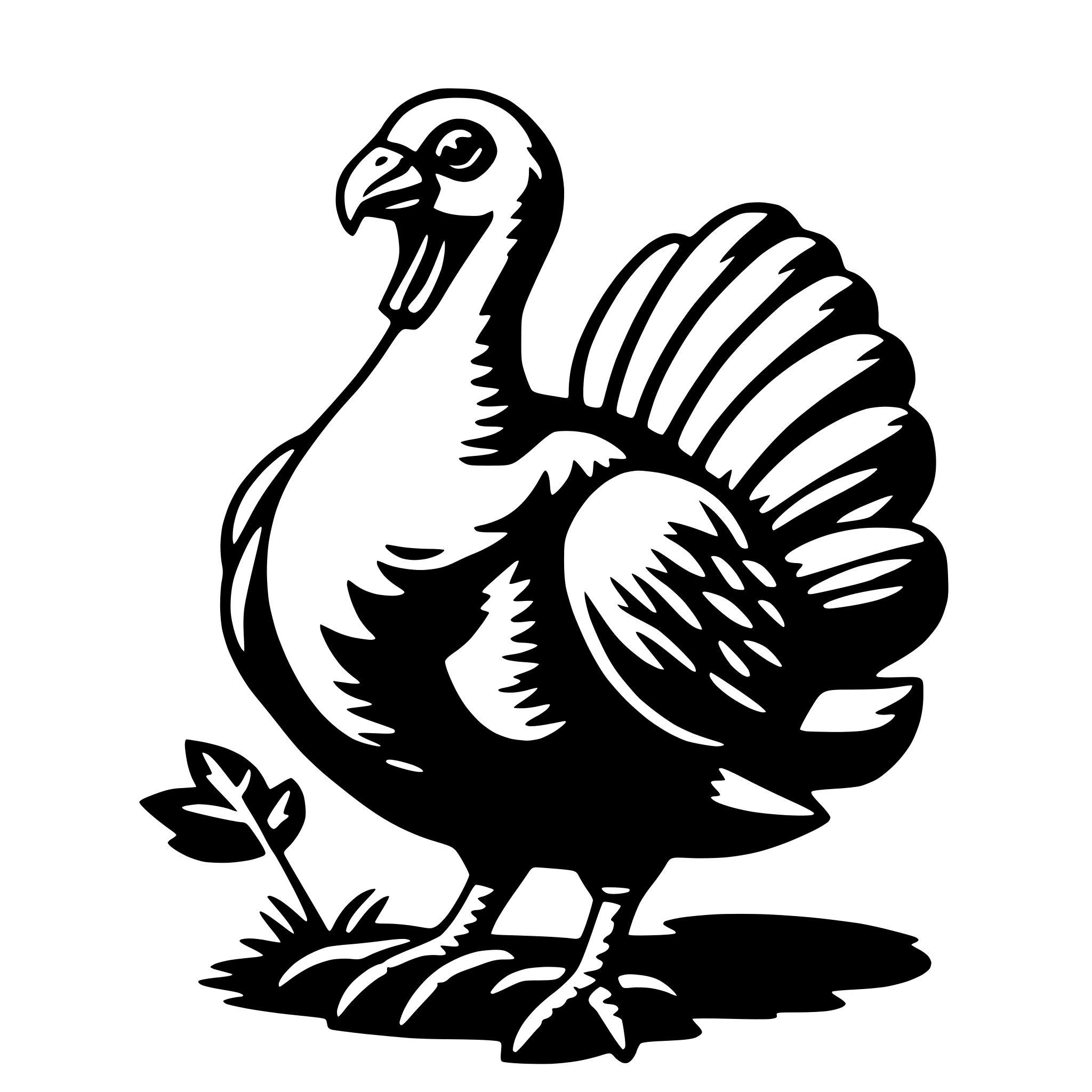 AI-generated SVG of 'turkey'