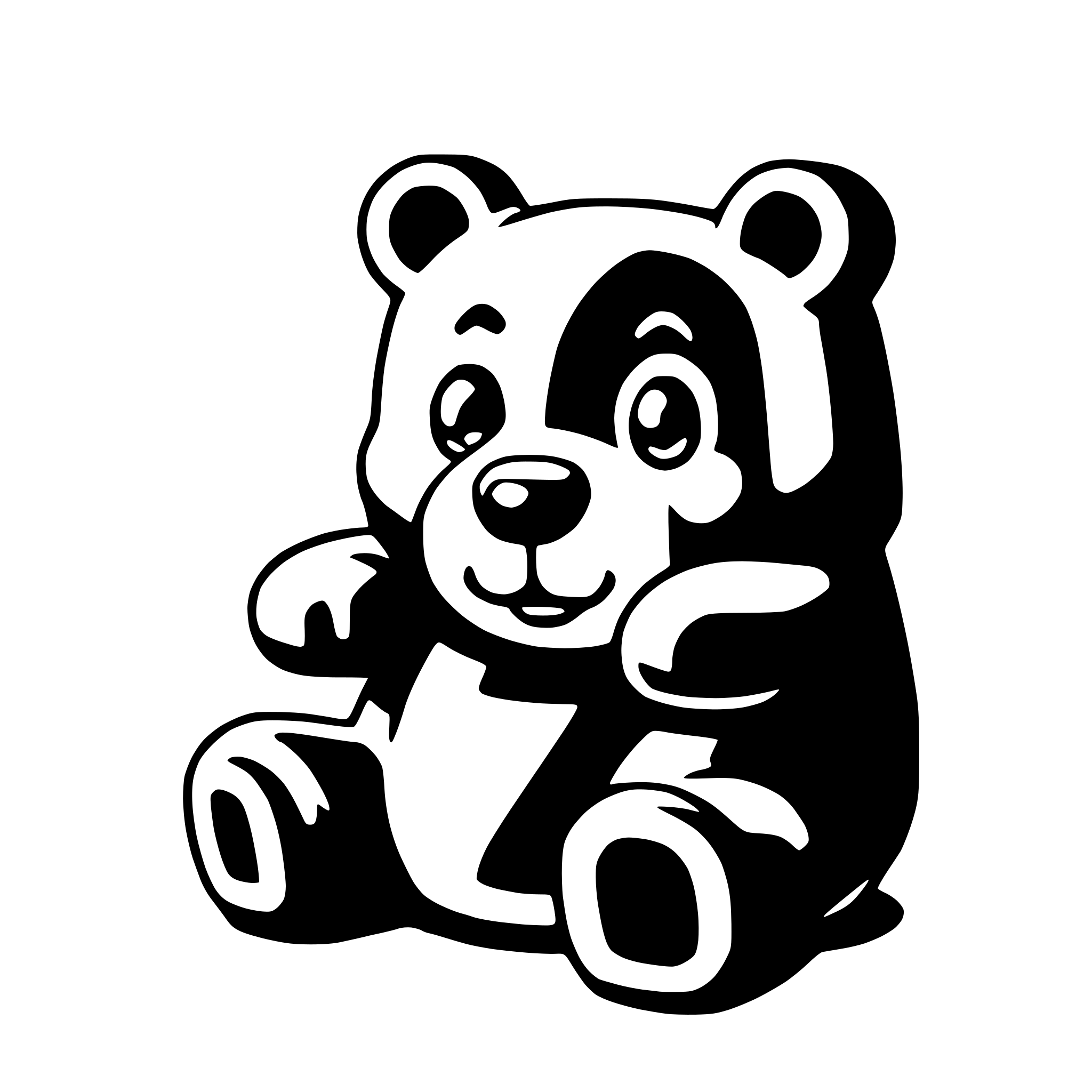 AI-generated SVG of a gummy bears