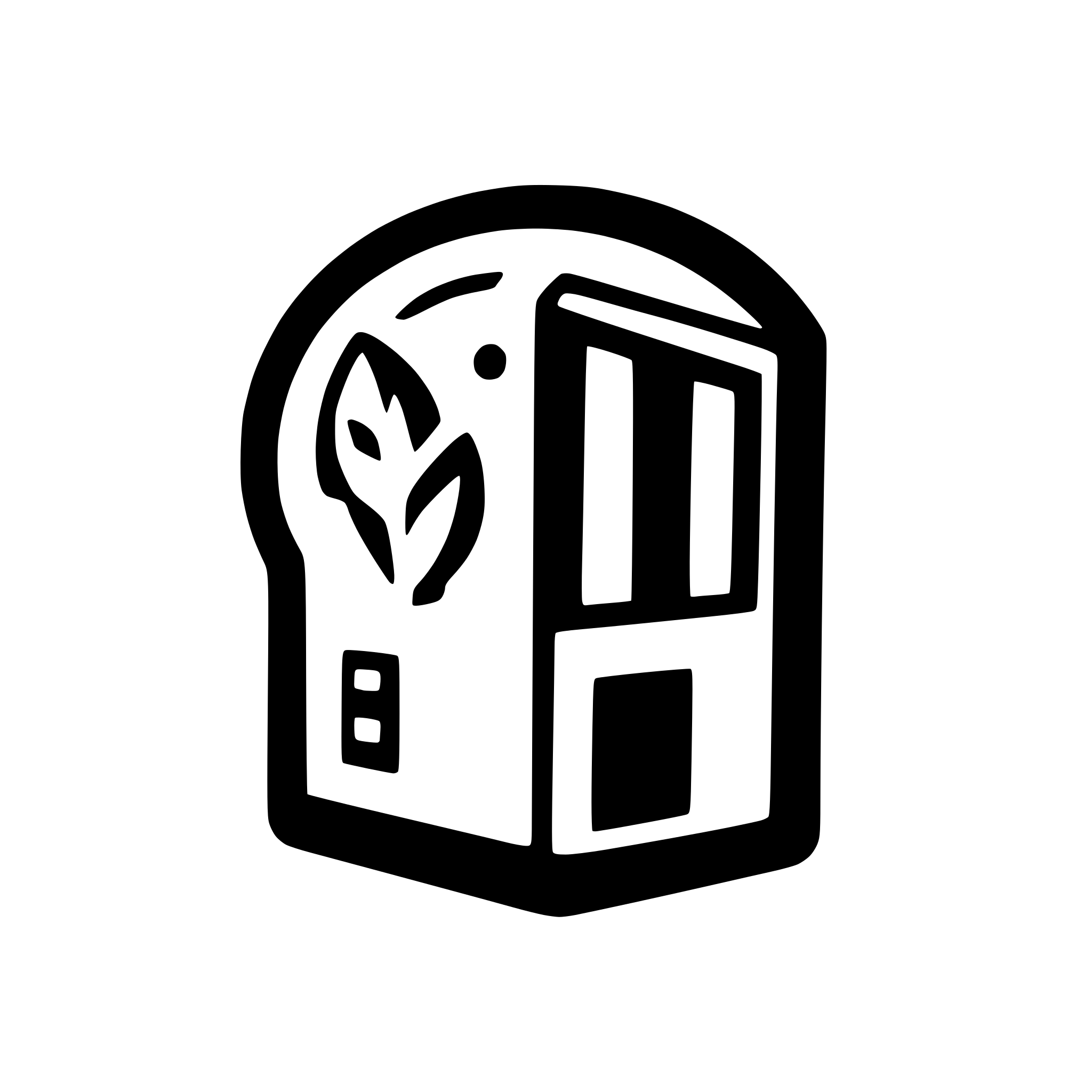 AI-generated SVG of 'icon of a creative academy'
