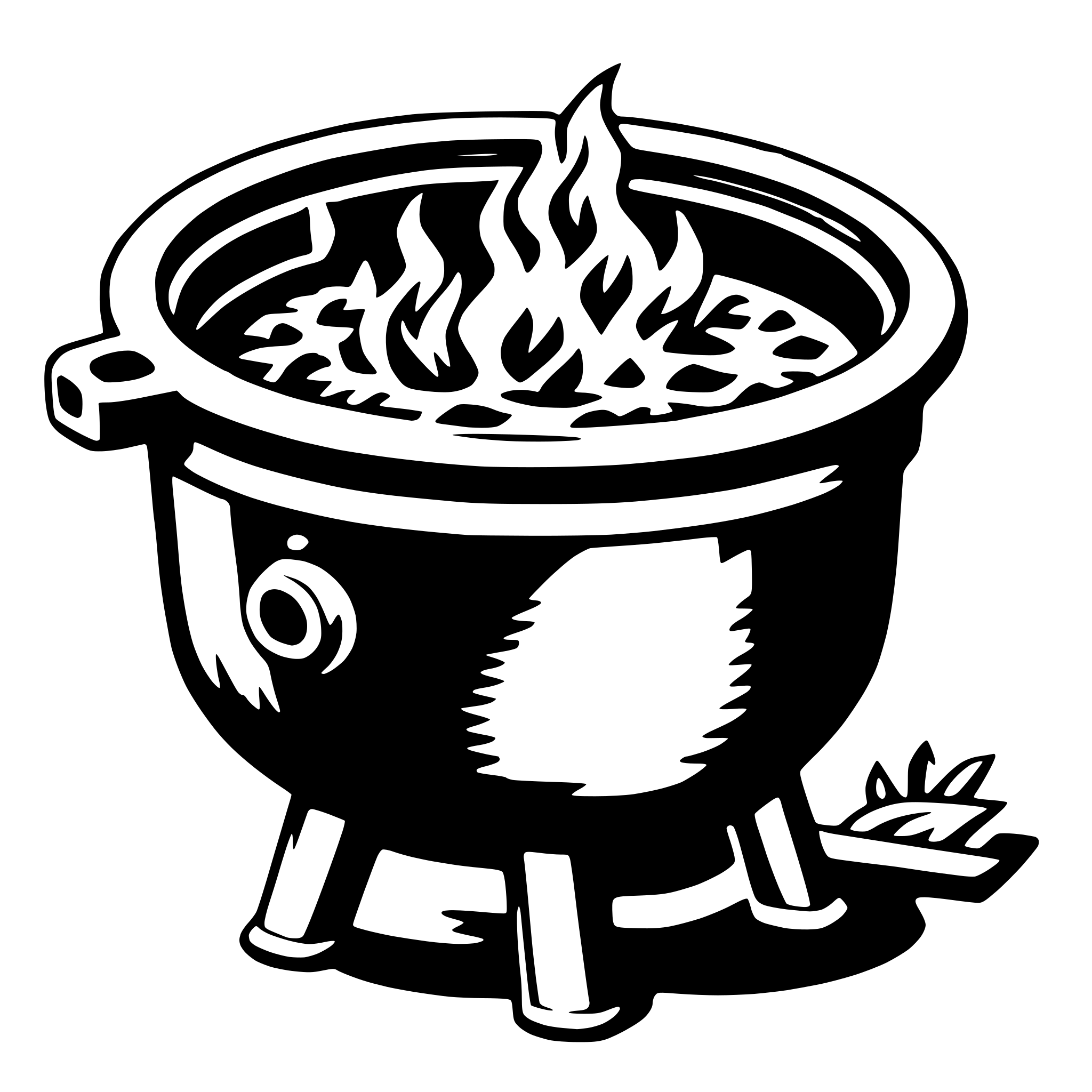 AI-generated SVG of 'cauldron'