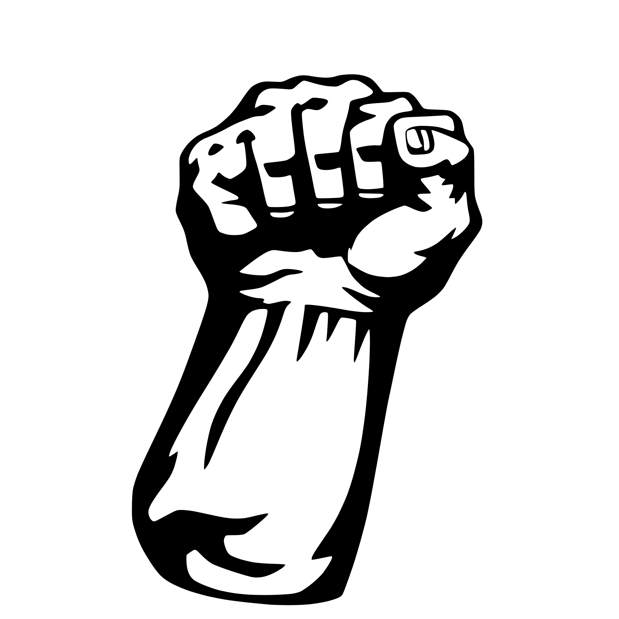 AI-generated SVG of 'bicep flex arm'