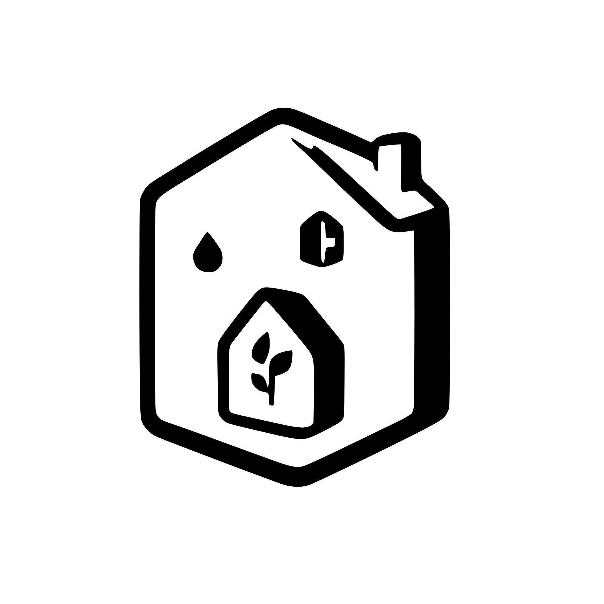 AI-generated SVG of a house
