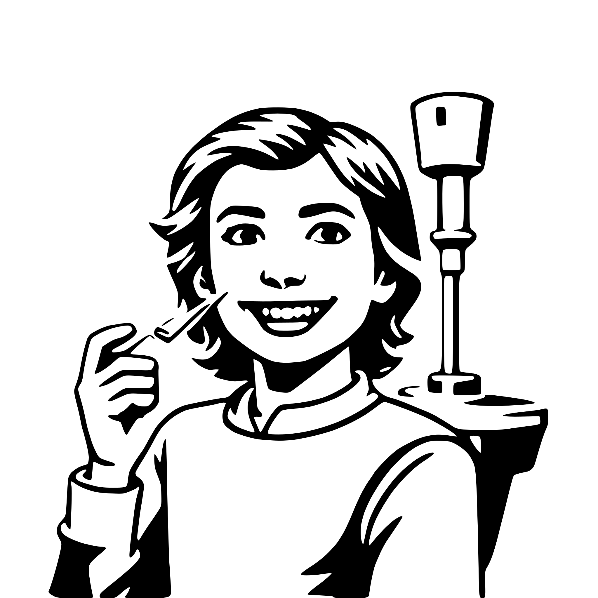 AI-generated SVG of a dentist