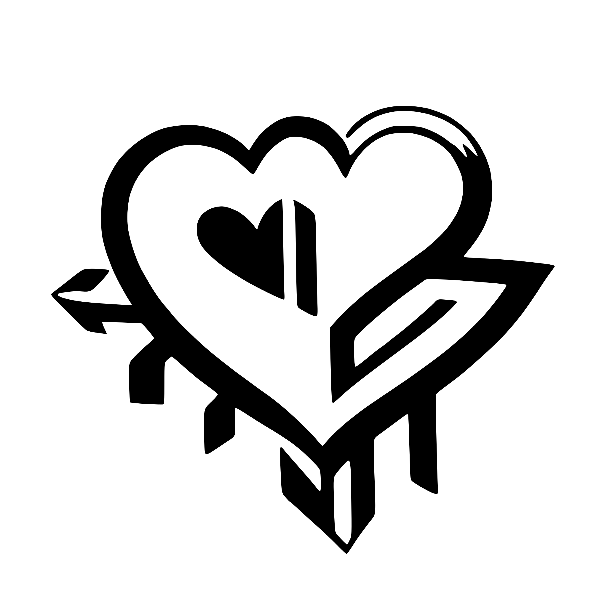 AI-generated SVG of a interlocking hearts