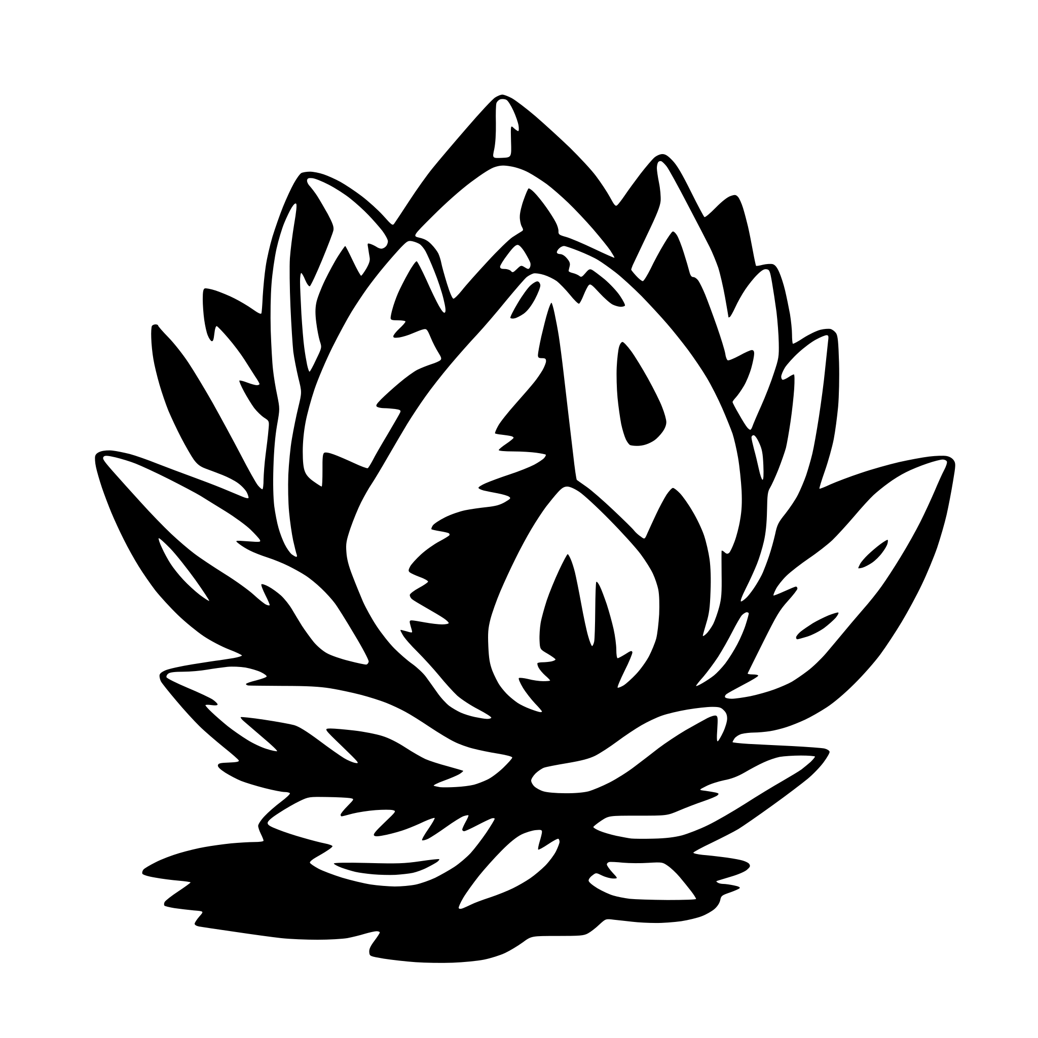 AI-generated SVG of 'artichoke'