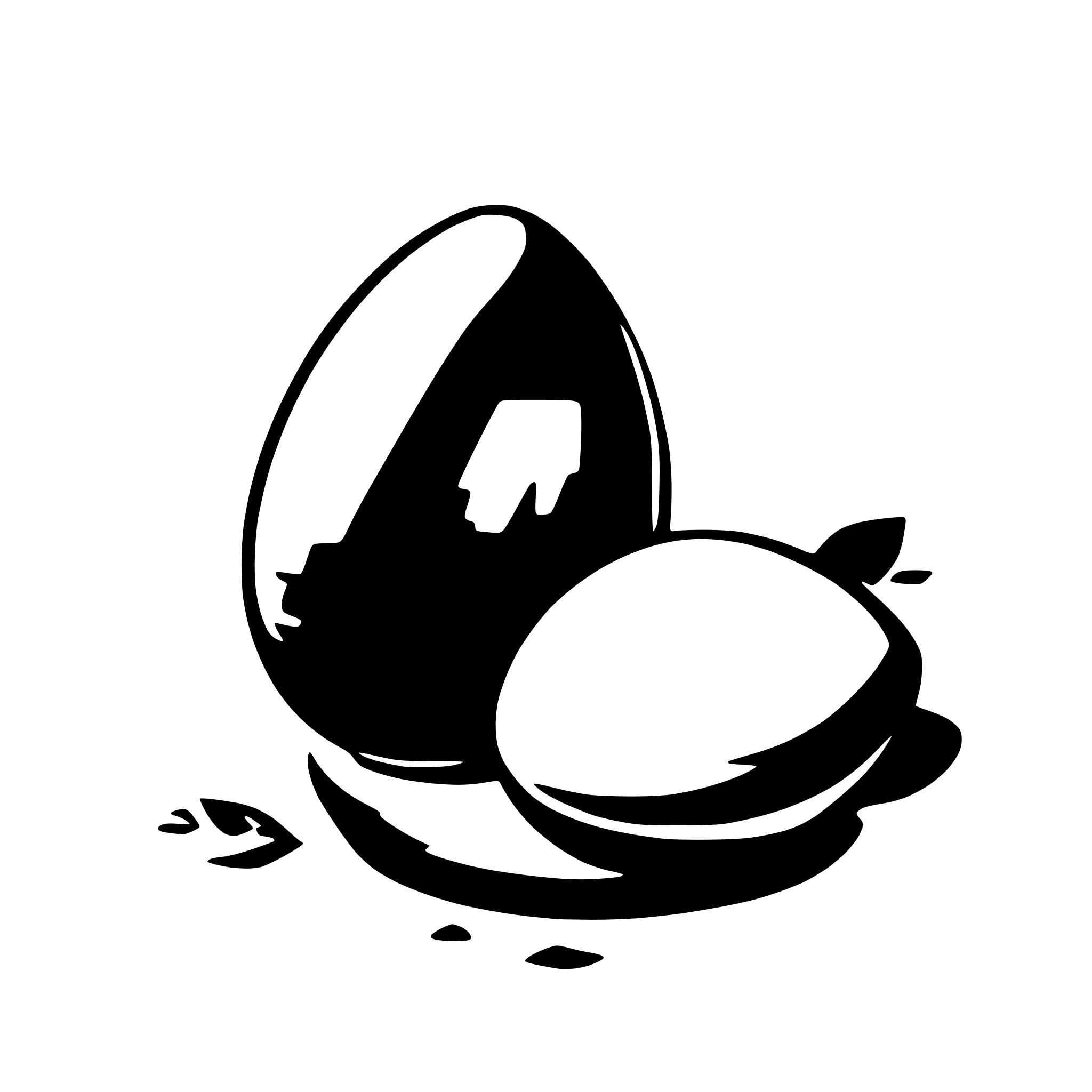 AI-generated SVG of '2 eggs, line style'