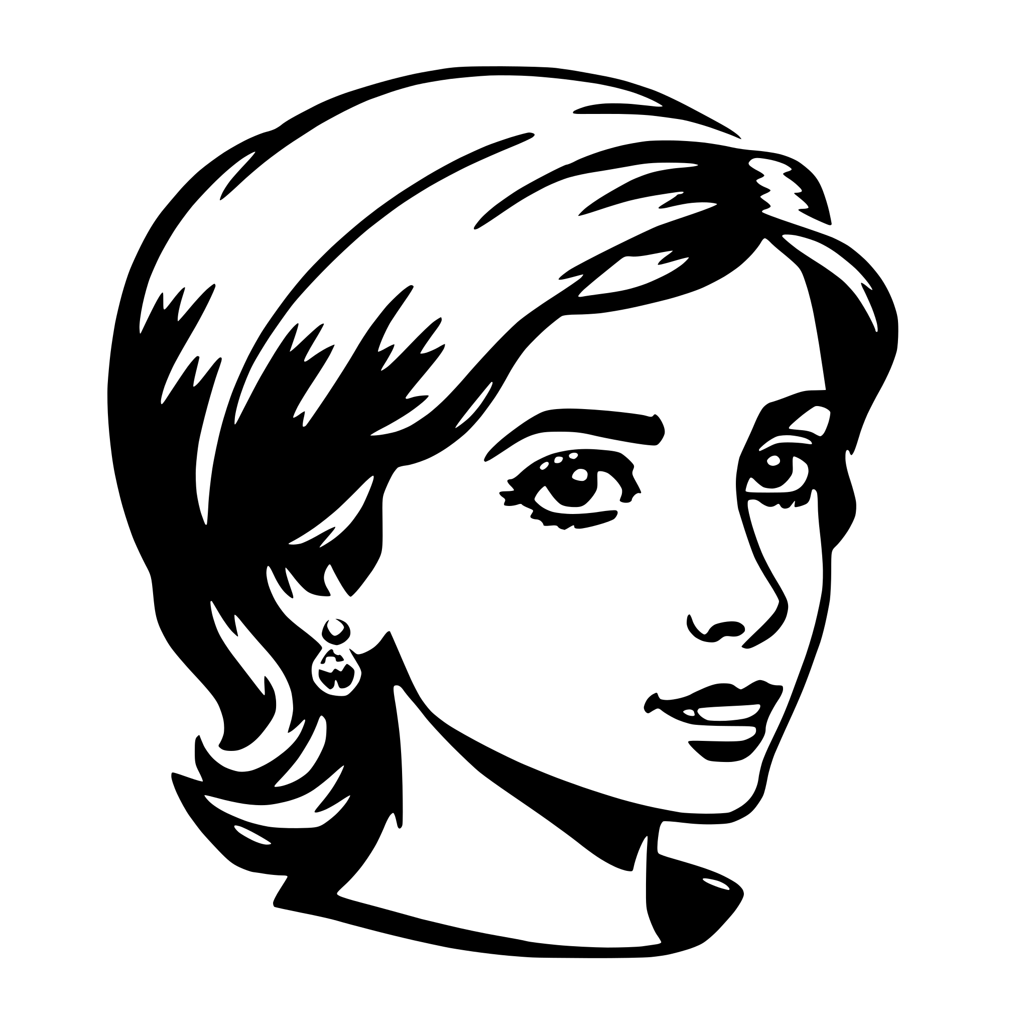 AI-generated SVG of 'headband'