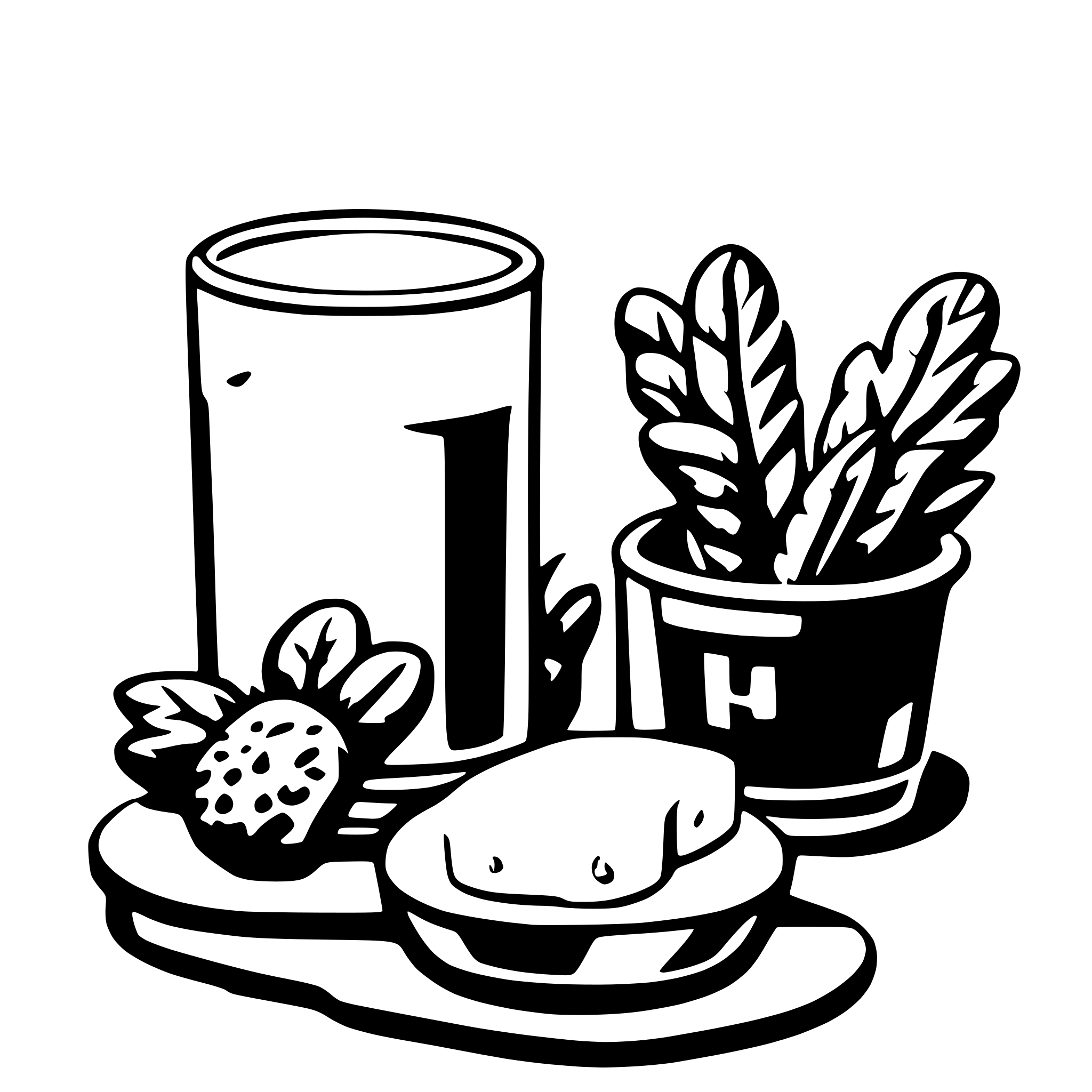 AI-generated SVG of a probiotics