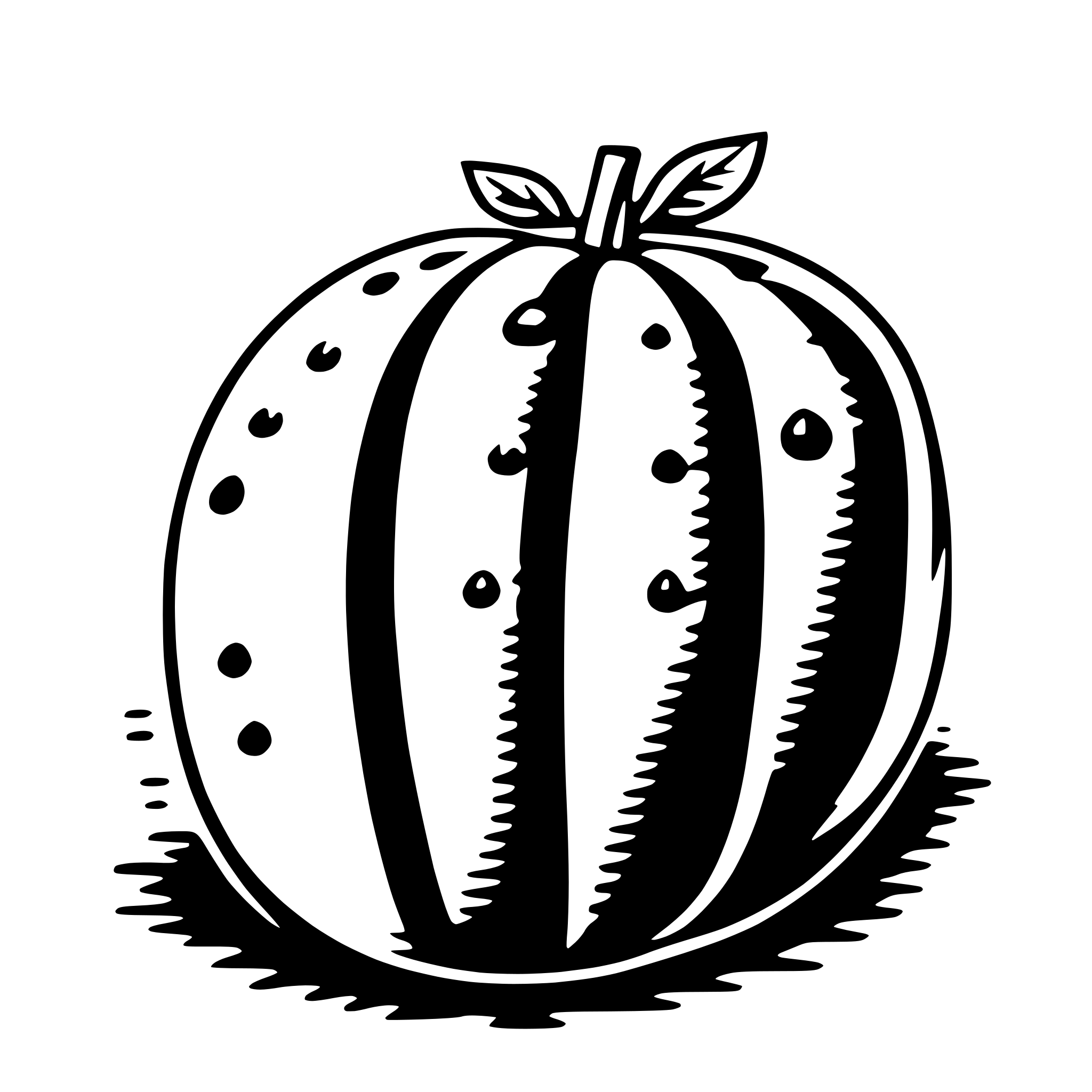 AI-generated SVG of 'winter melon'