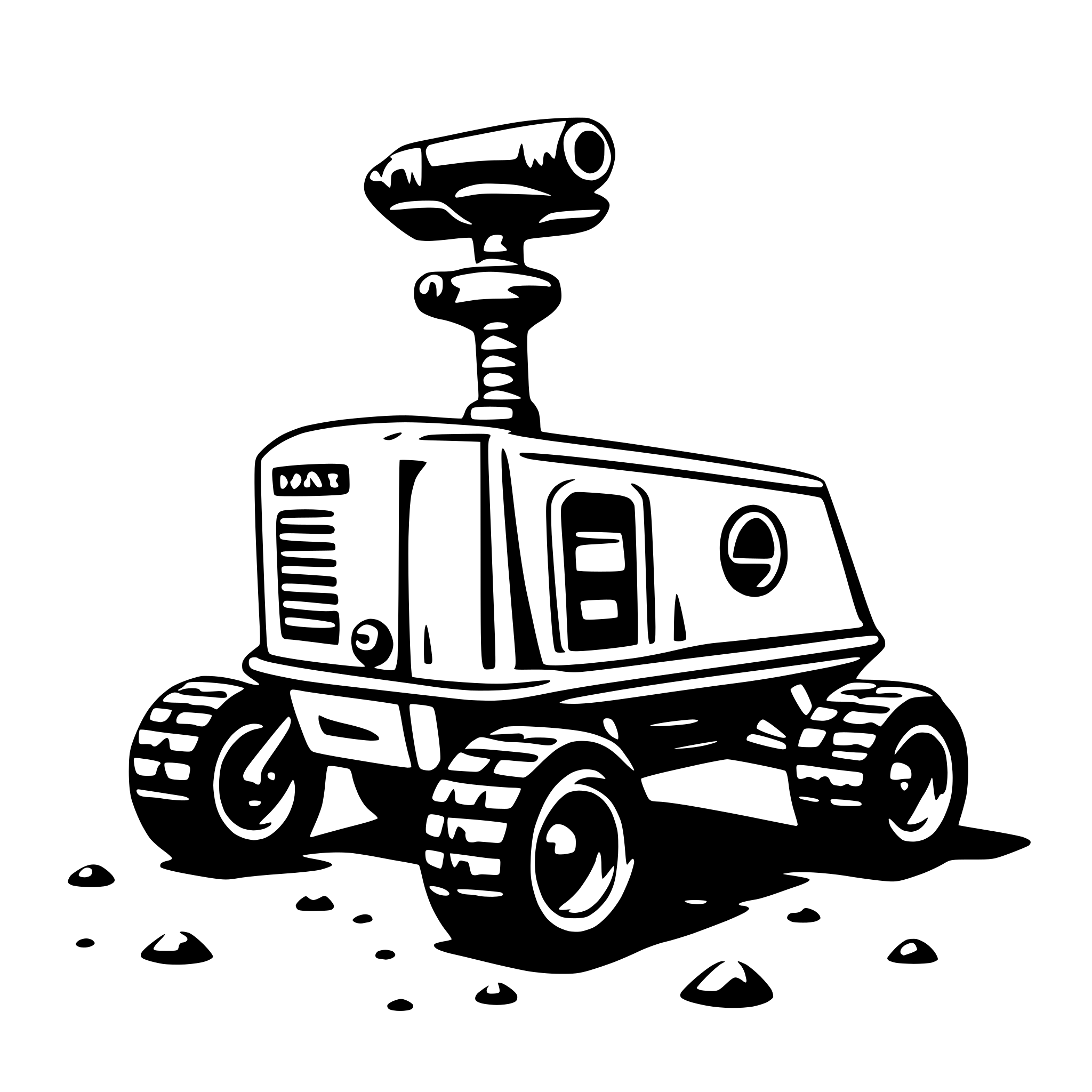 AI-generated SVG of 'mars rover'