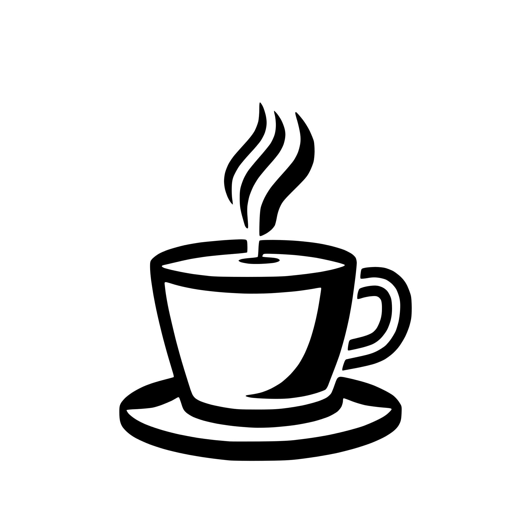 AI-generated SVG of 'coffee cup with steam'