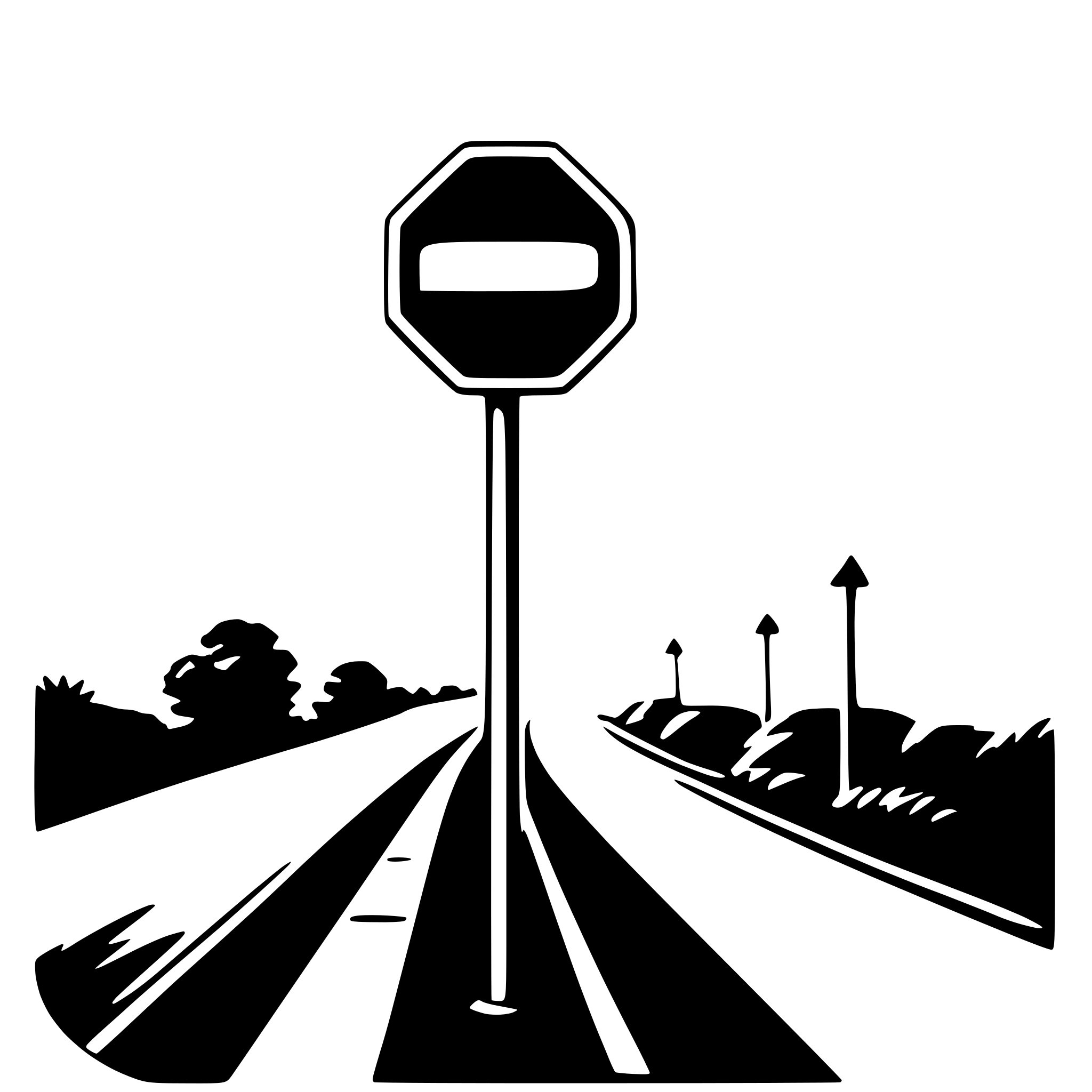 AI-generated SVG of a traffic sign