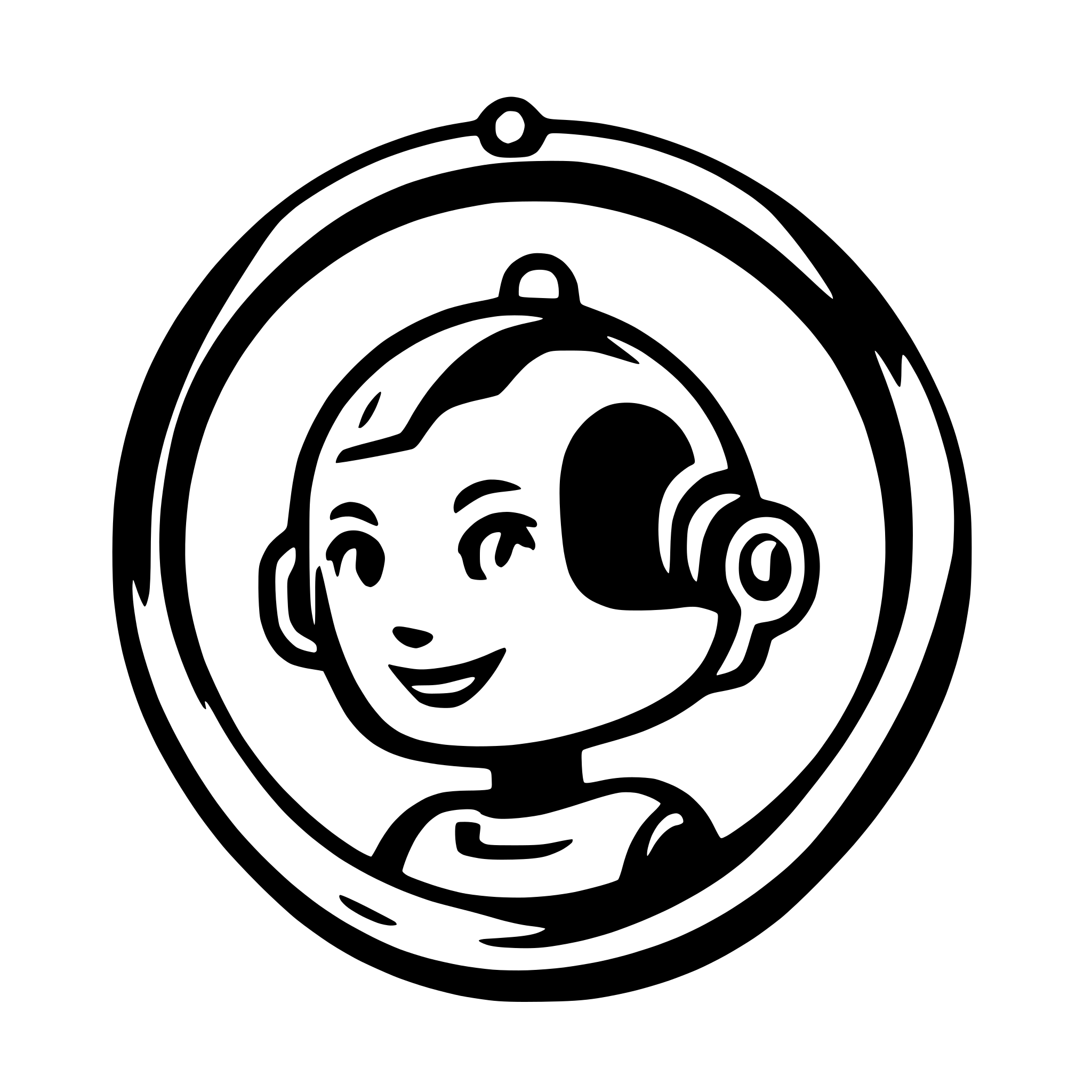AI-generated SVG of a Web app simple logo for an AI callbot agent