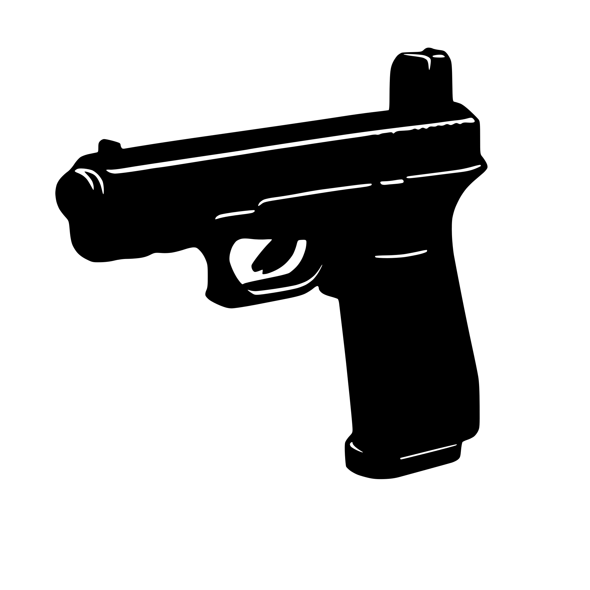 AI-generated SVG of 'glock 9mm'