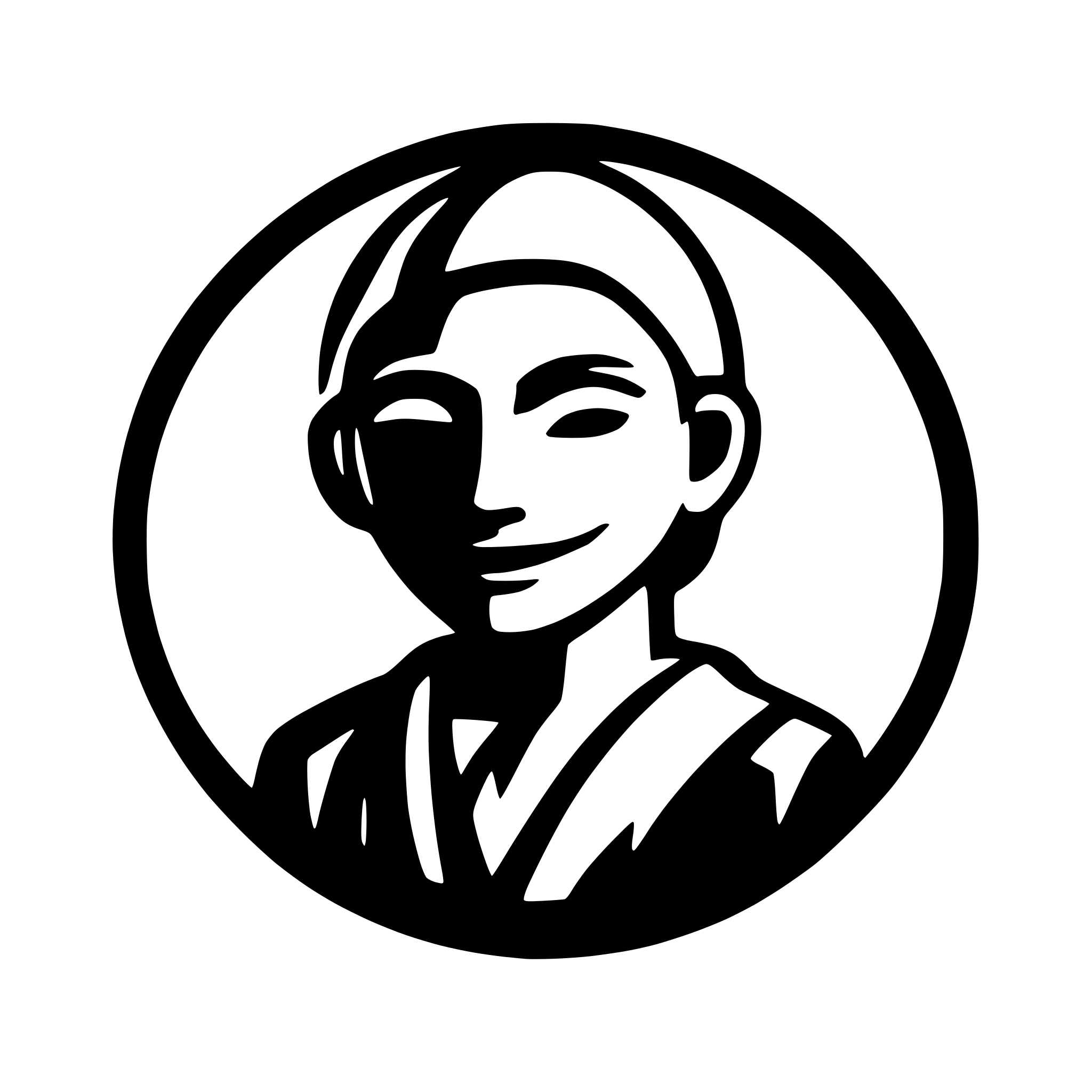 AI-generated SVG of a Anonymous icon 2d