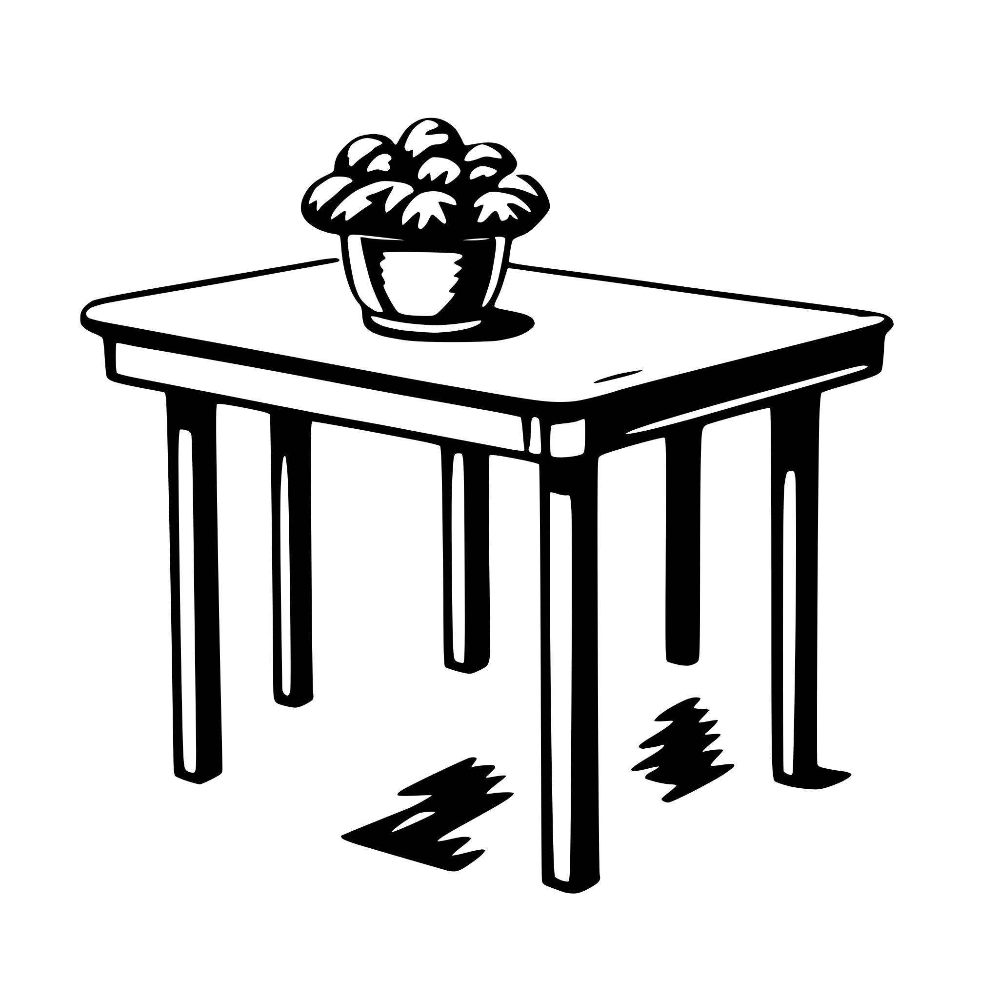 AI-generated SVG of 'table'