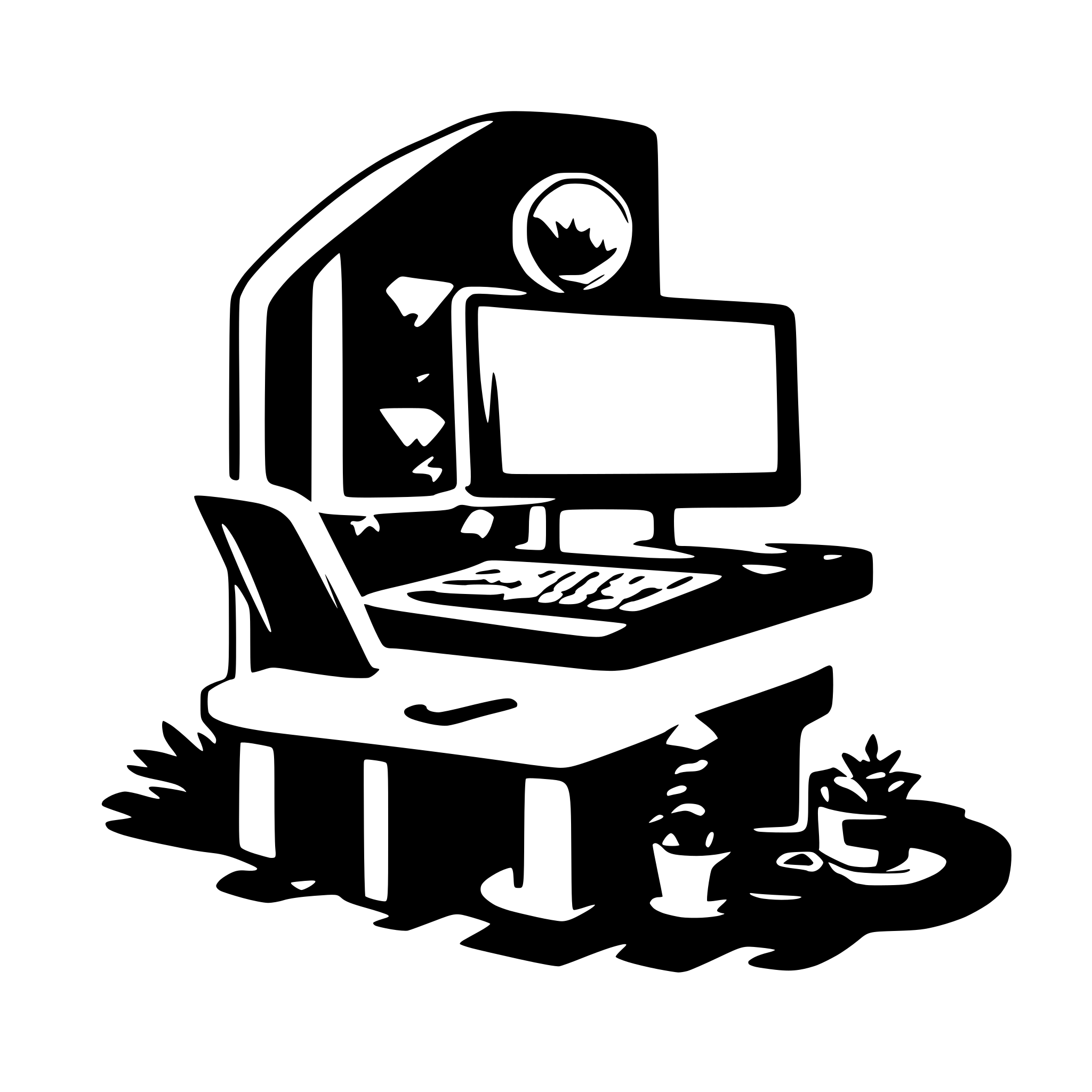 AI-generated SVG of a web development