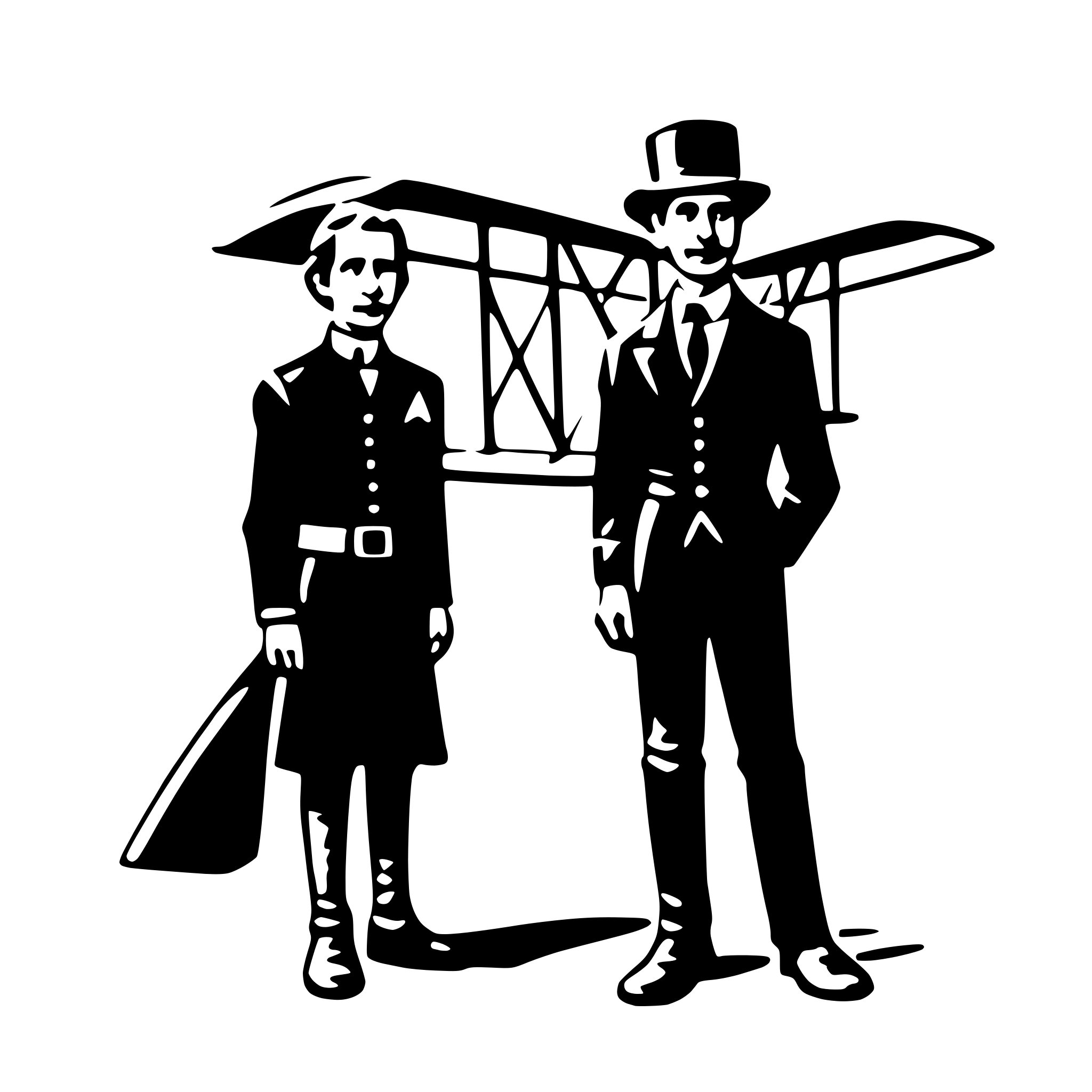 AI-generated SVG of a wright brothers