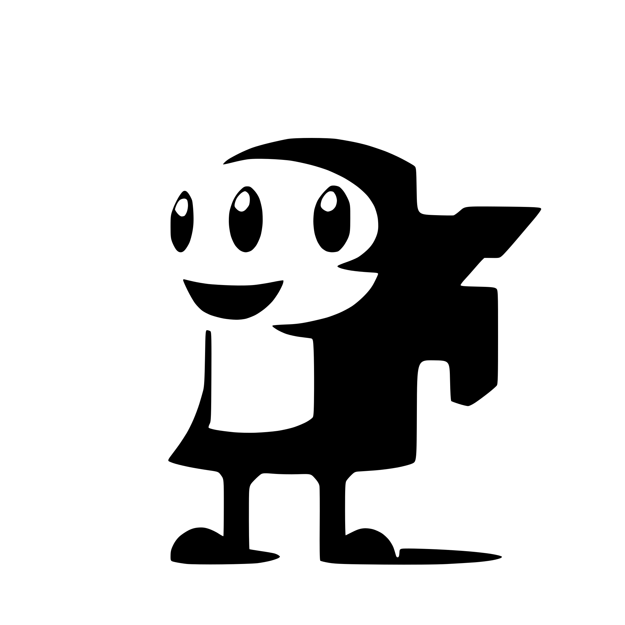 AI-generated SVG of a packman