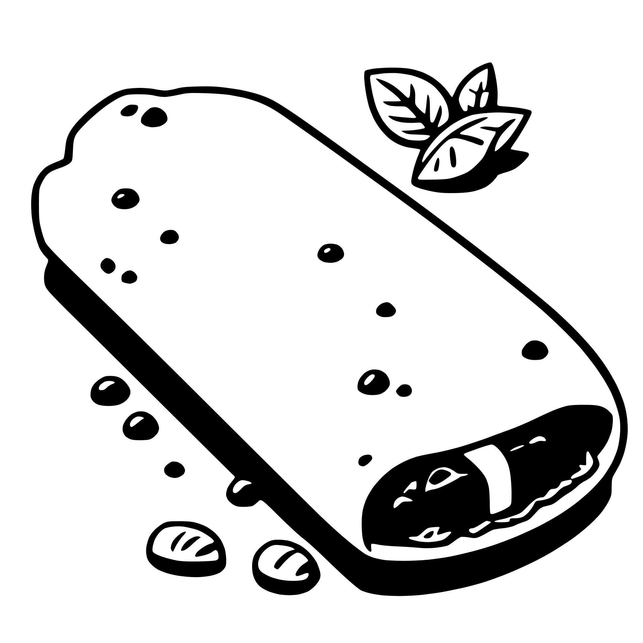 AI-generated SVG of 'burrito'