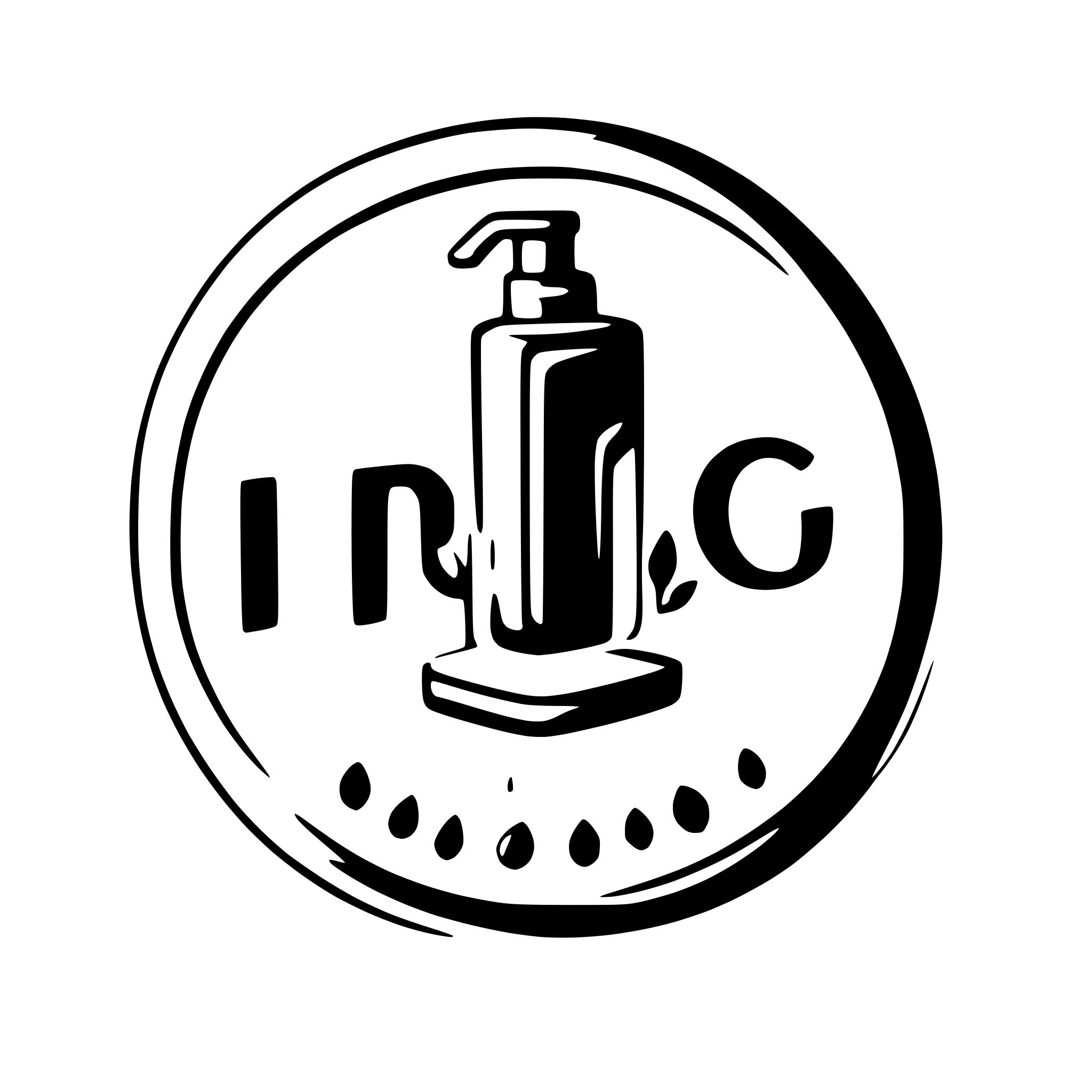 AI-generated SVG of a a simple logo for a soap company that can be engraved into the soap. The company is called Rustic Bubbles and I want the company initials
