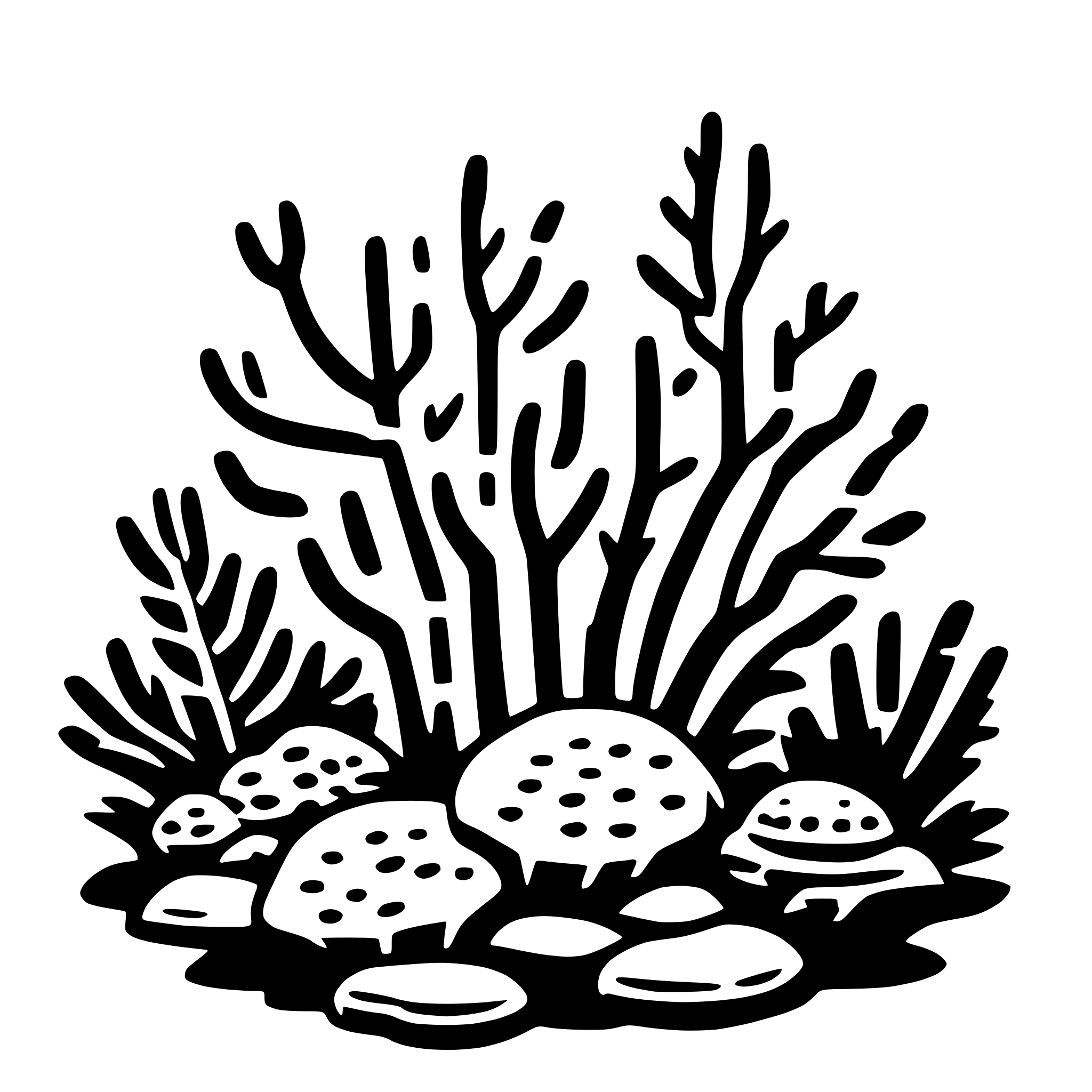 AI-generated SVG of 'coral reef'