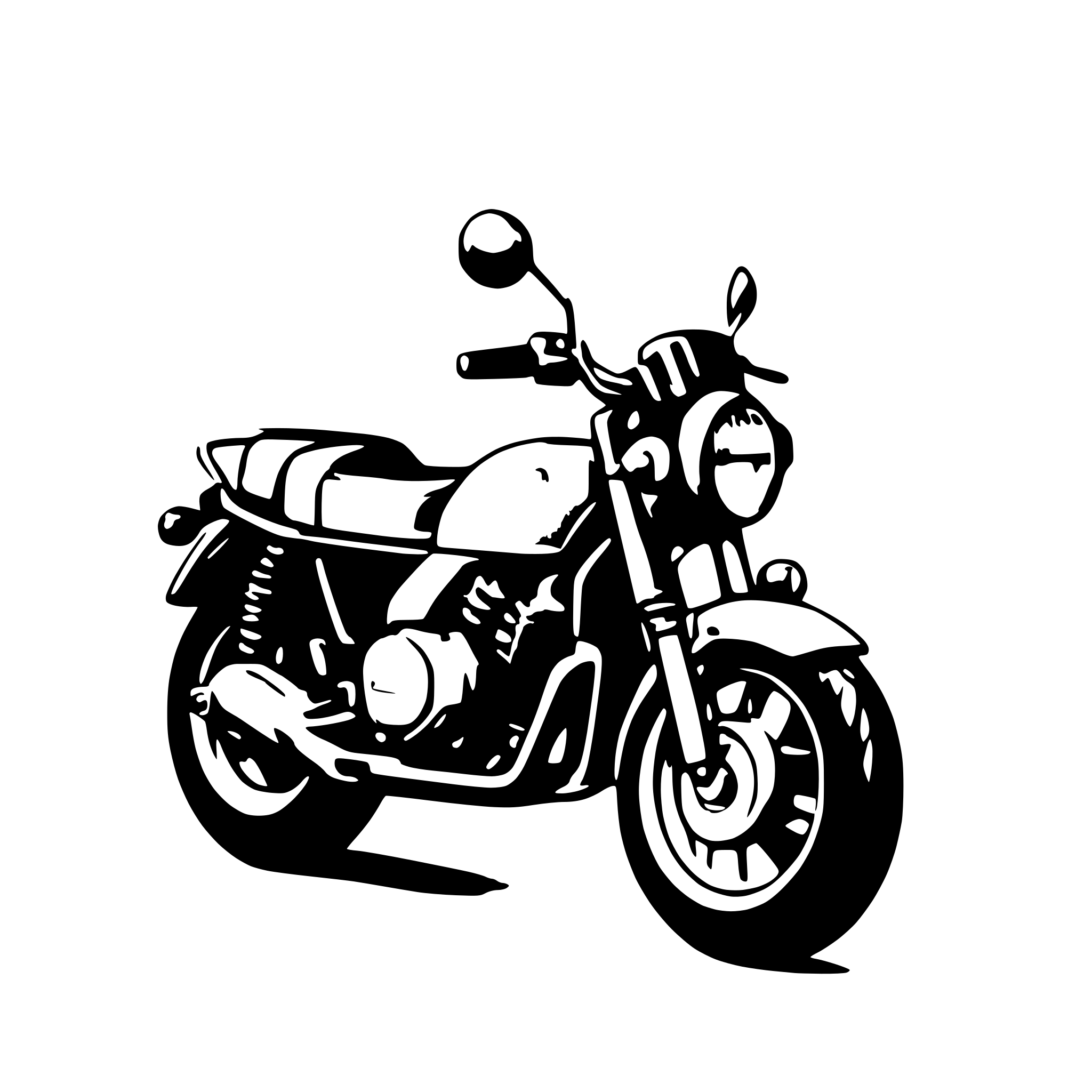 AI-generated SVG of 'Motorcicle Honda monkey 125'
