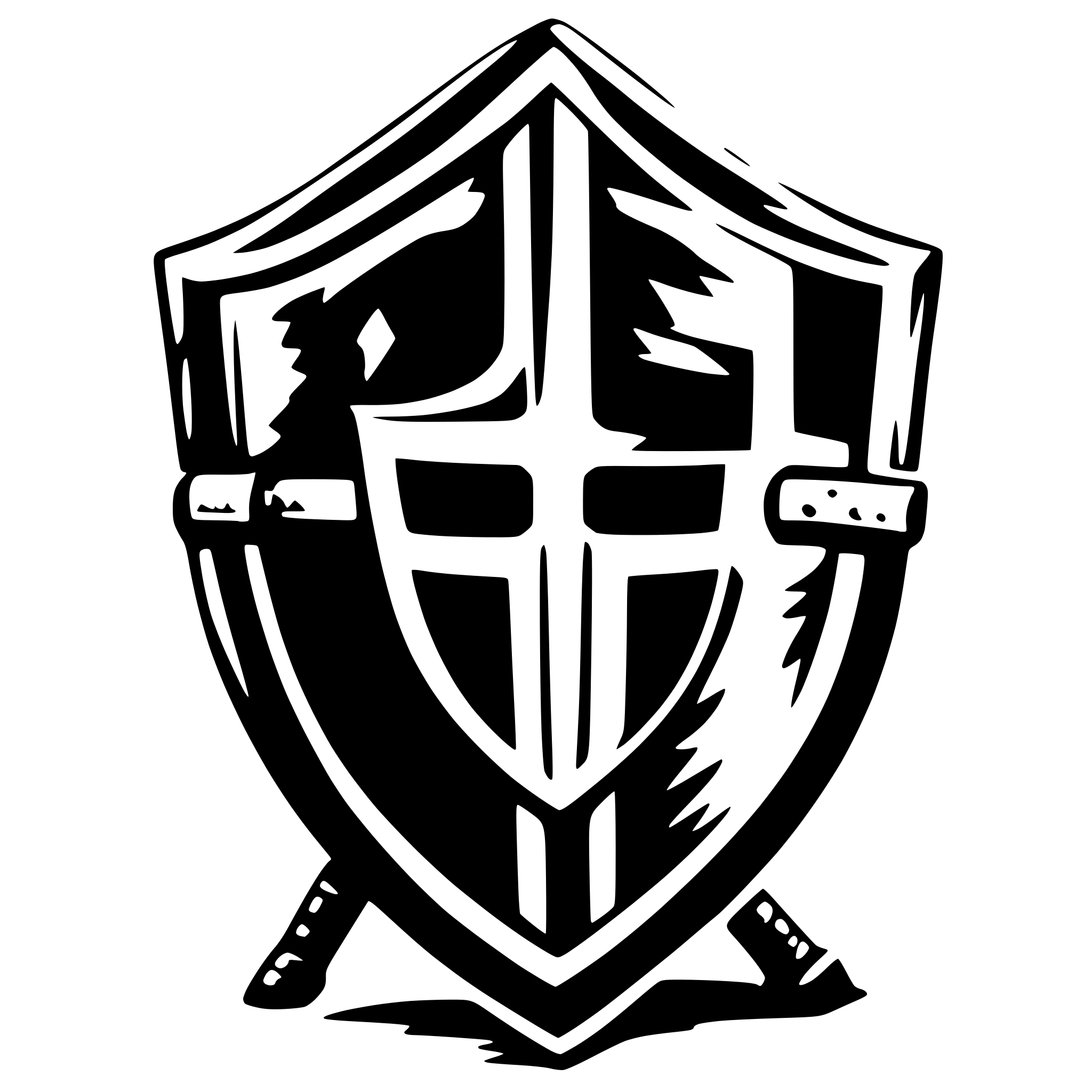 AI-generated SVG of 'shield knight'
