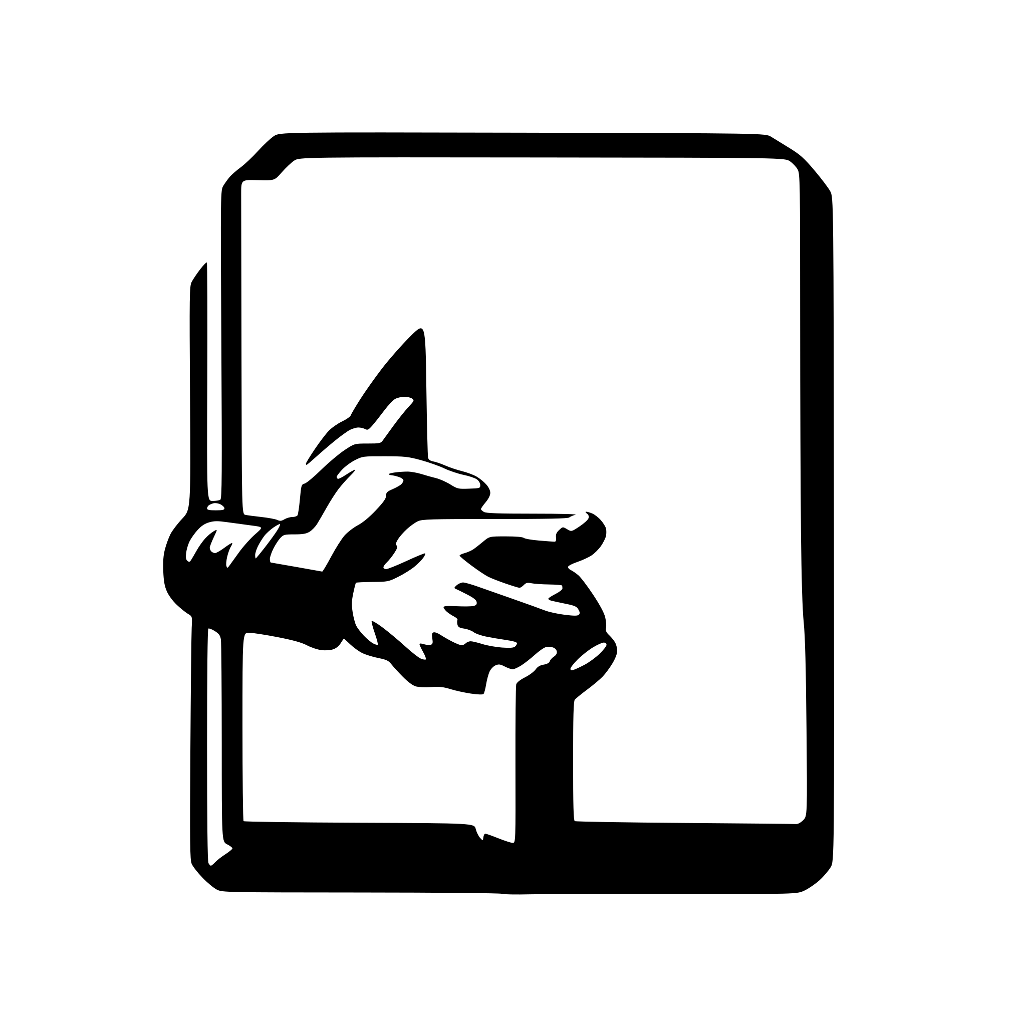 AI-generated SVG of 'handover document'